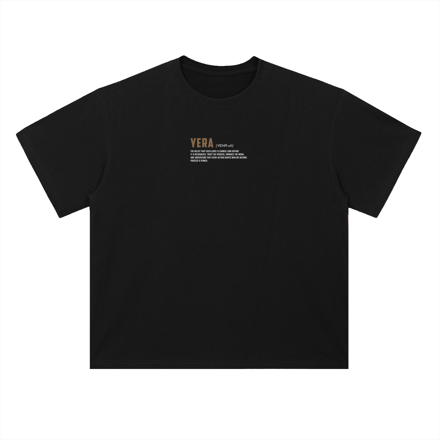 Heavyweight Drop Shoulder Cotton T-Shirt