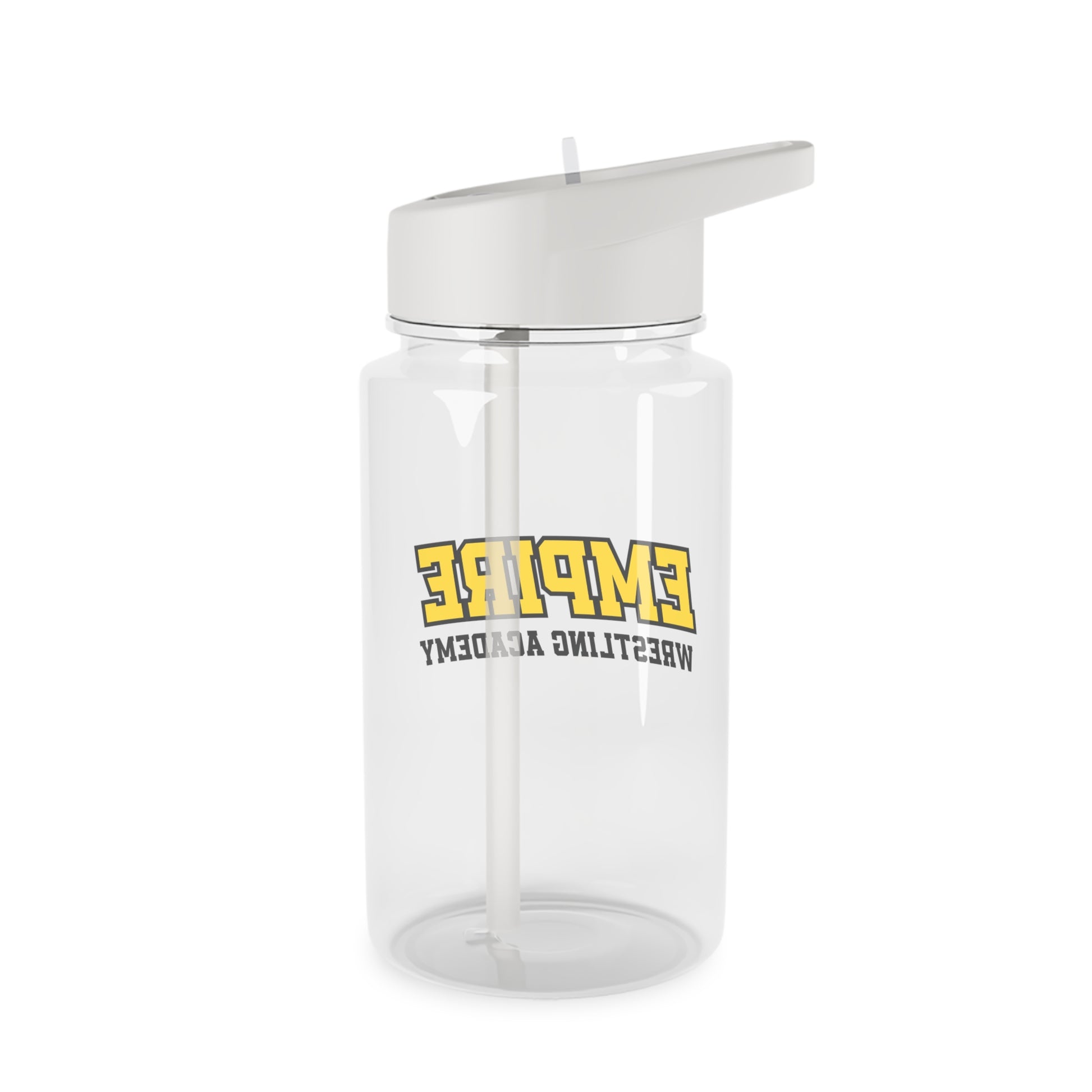Empire Wrestling Academy Tritan Water Bottle – Sports Bottle with Straw