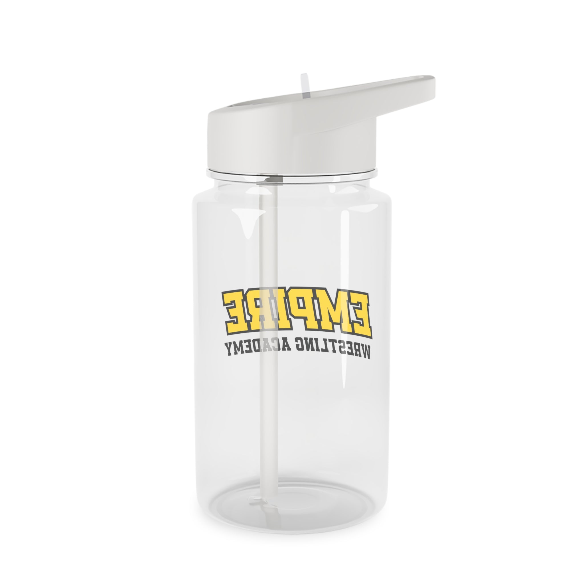 Empire Wrestling Academy Tritan Water Bottle – Sports Bottle with Straw