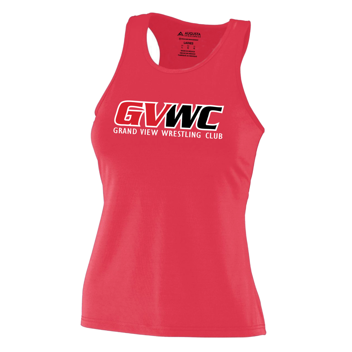 Ladies Poly/Spandex Solid Racerback Tank
