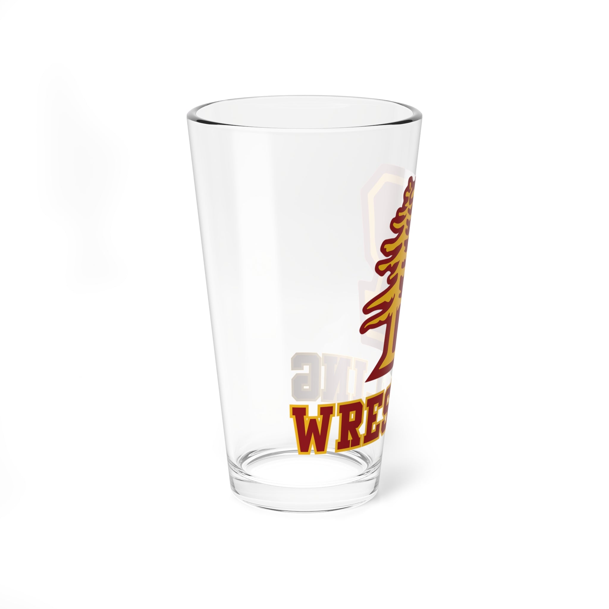 Redwoods Wrestling Team 16oz Mixing Glass