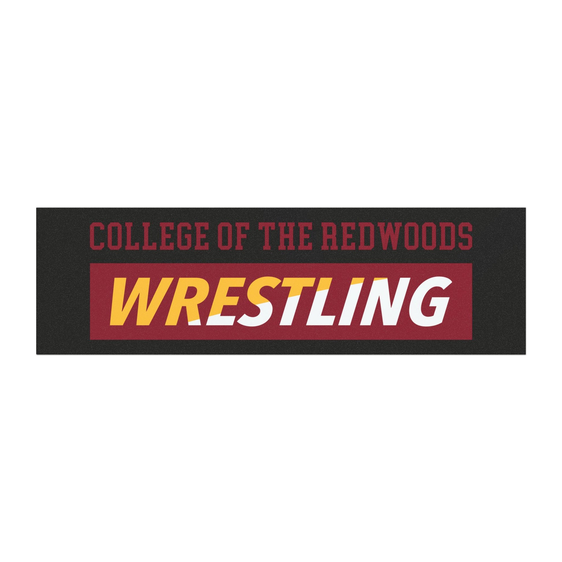 Redwoods Wrestling Car Magnet