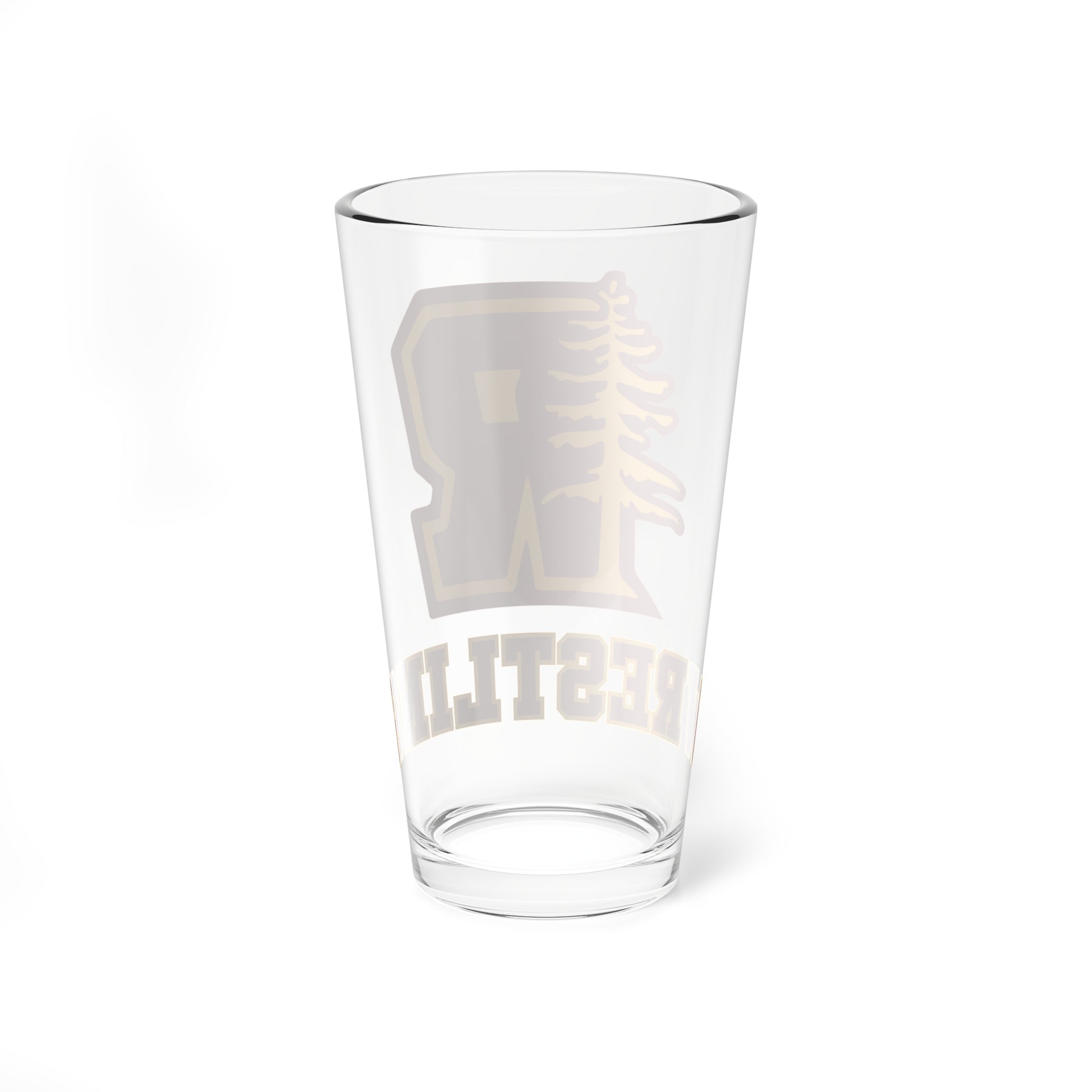 Redwoods Wrestling Team 16oz Mixing Glass