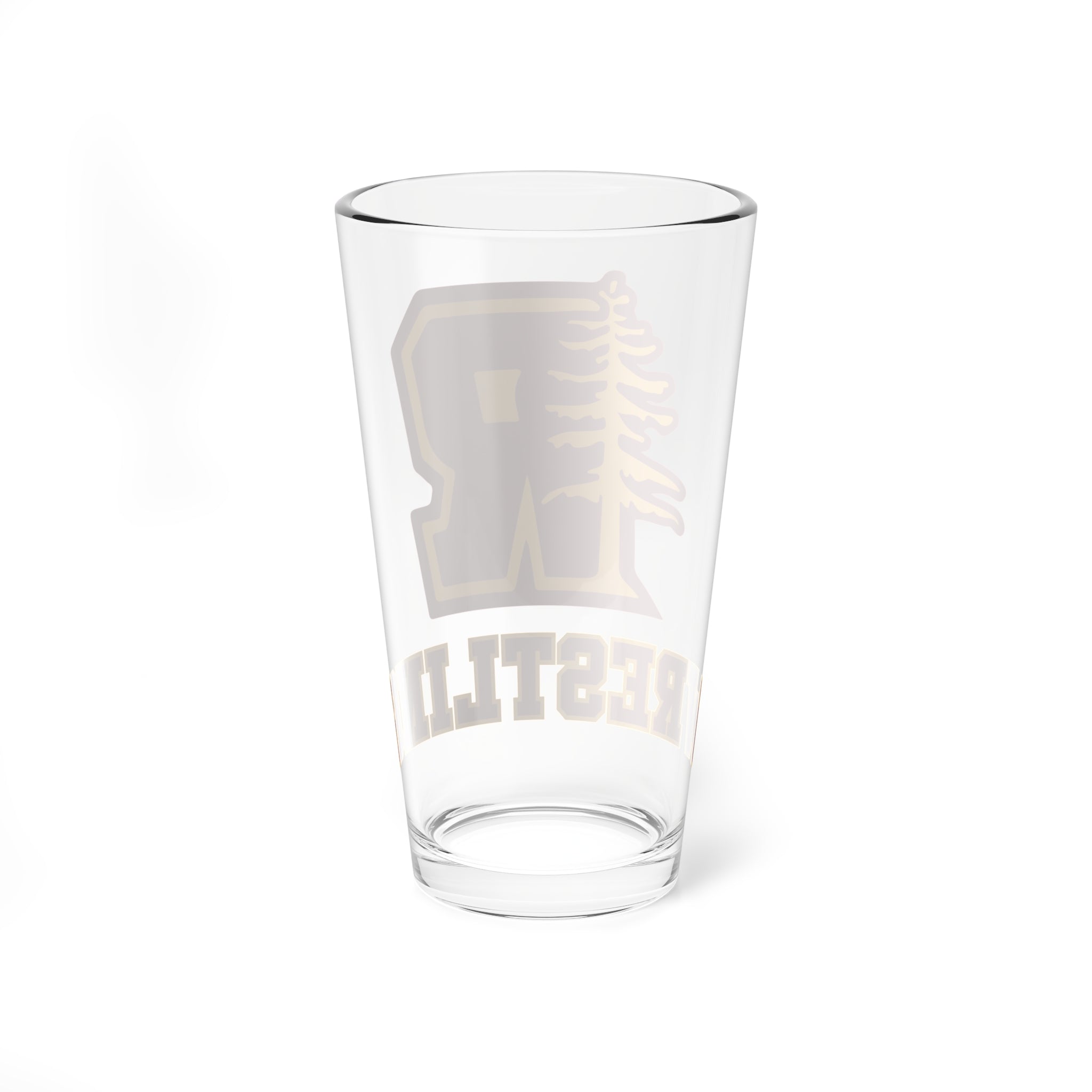Redwoods Wrestling Team 16oz Mixing Glass