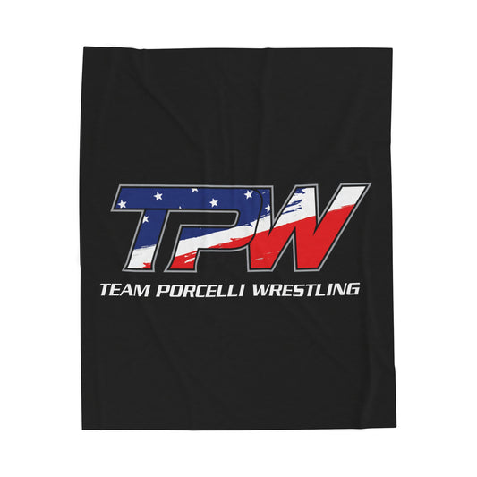 TPW Velveteen Plush Blanket — Cozy Throw