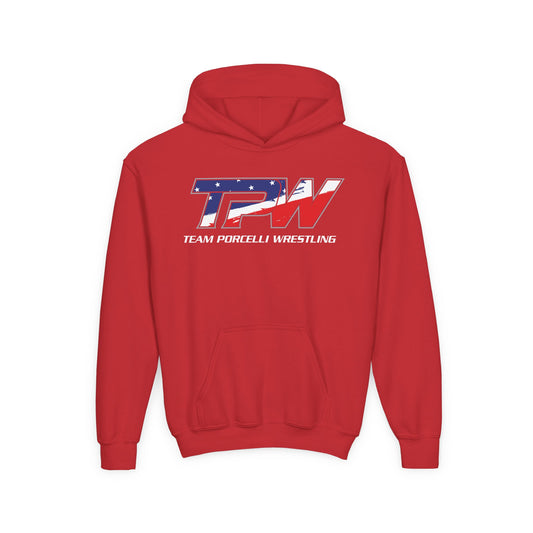 Team Porcelli Wrestling Youth Hoodie - Flag