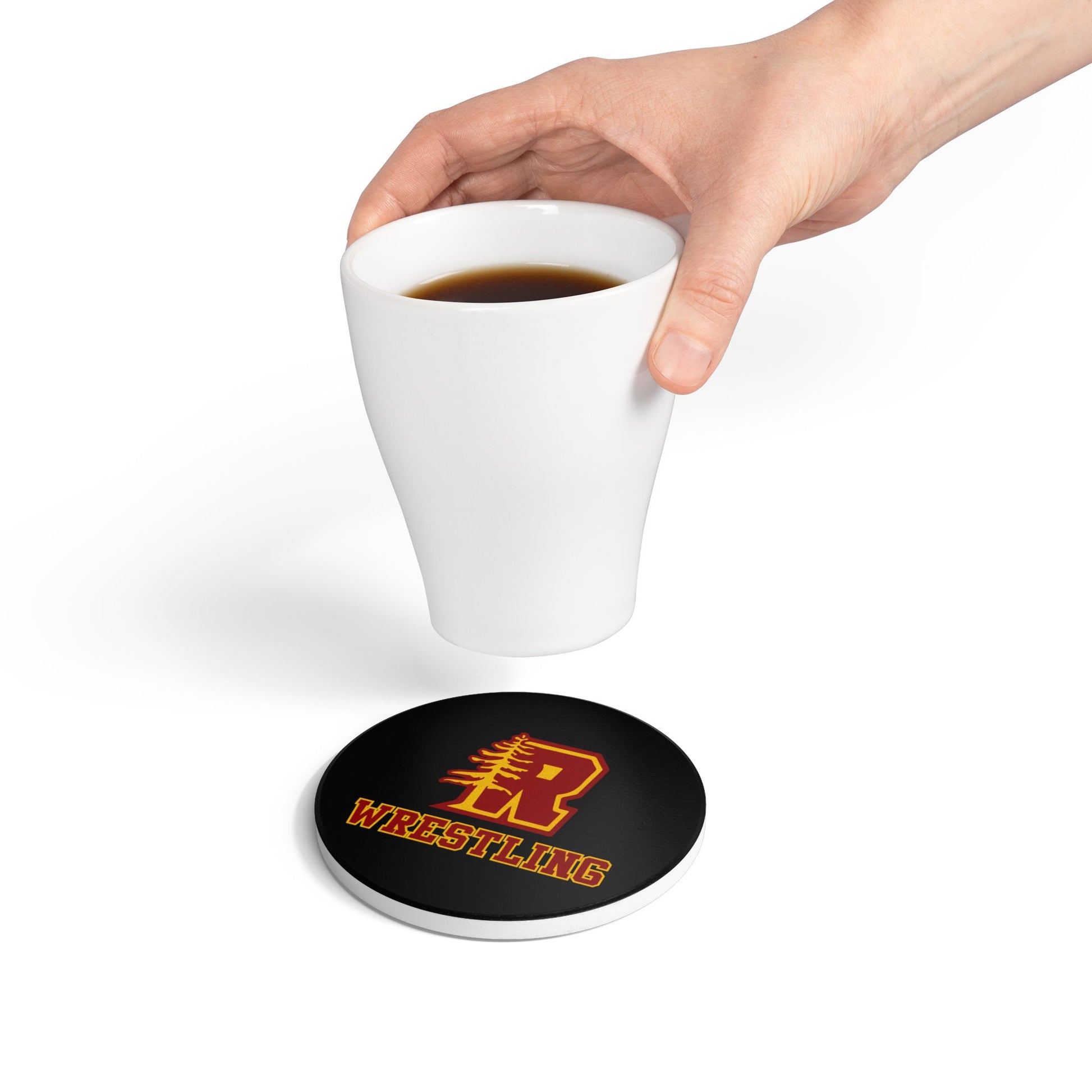 Redwoods Wrestling Ceramic Coaster