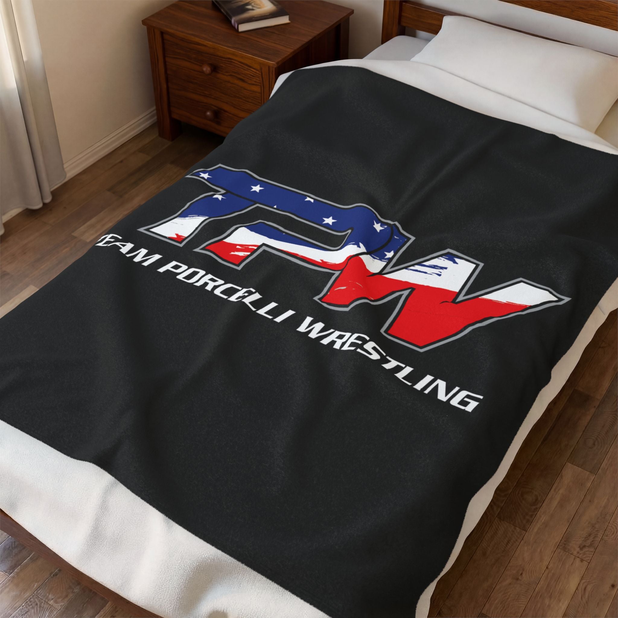 TPW Velveteen Plush Blanket — Cozy Throw