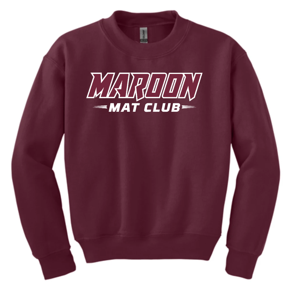 Gildan Youth Heavy Blend Crewneck Sweatshirt.