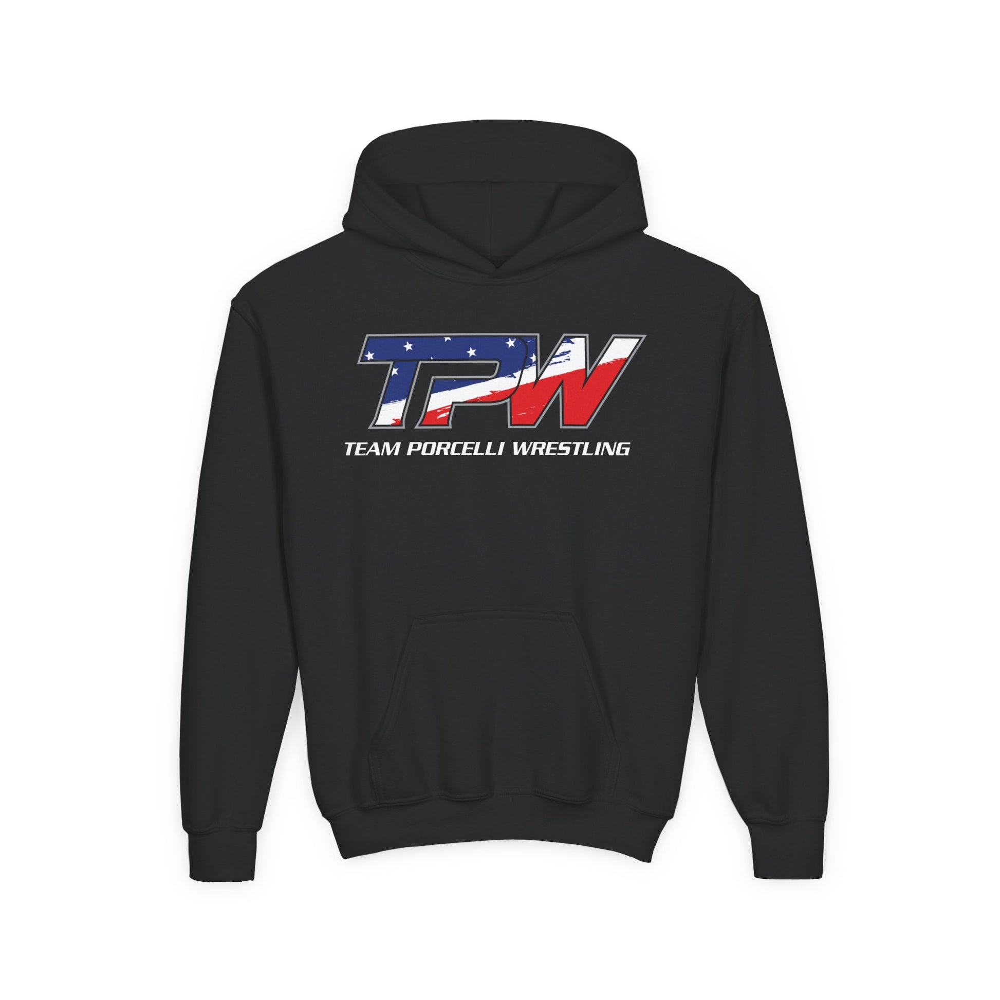 Team Porcelli Wrestling Youth Hoodie - Flag