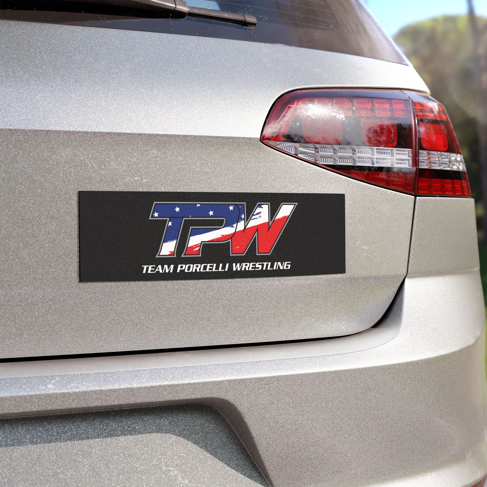 Team Porcelli Wrestling Magnetic Car Decal