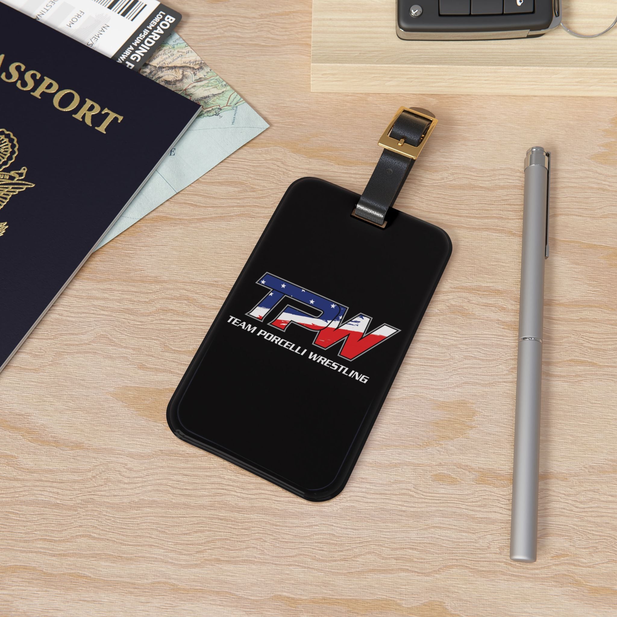 Team Porcelli Wrestling Luggage Tag