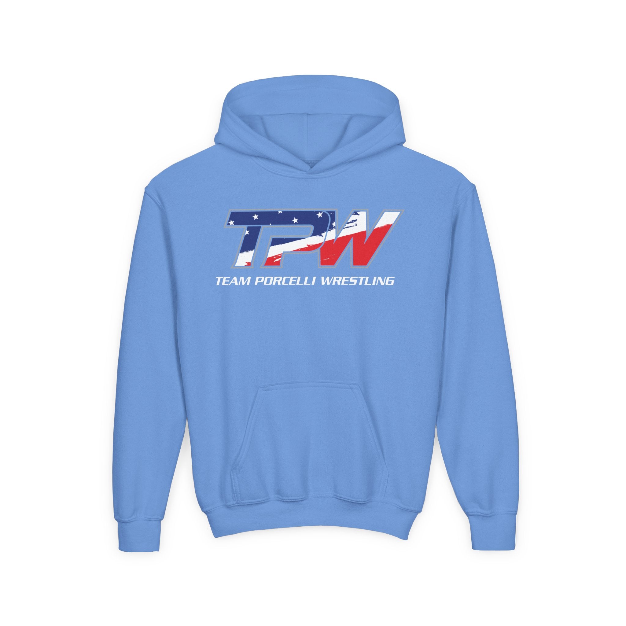 Team Porcelli Wrestling Youth Hoodie - Flag
