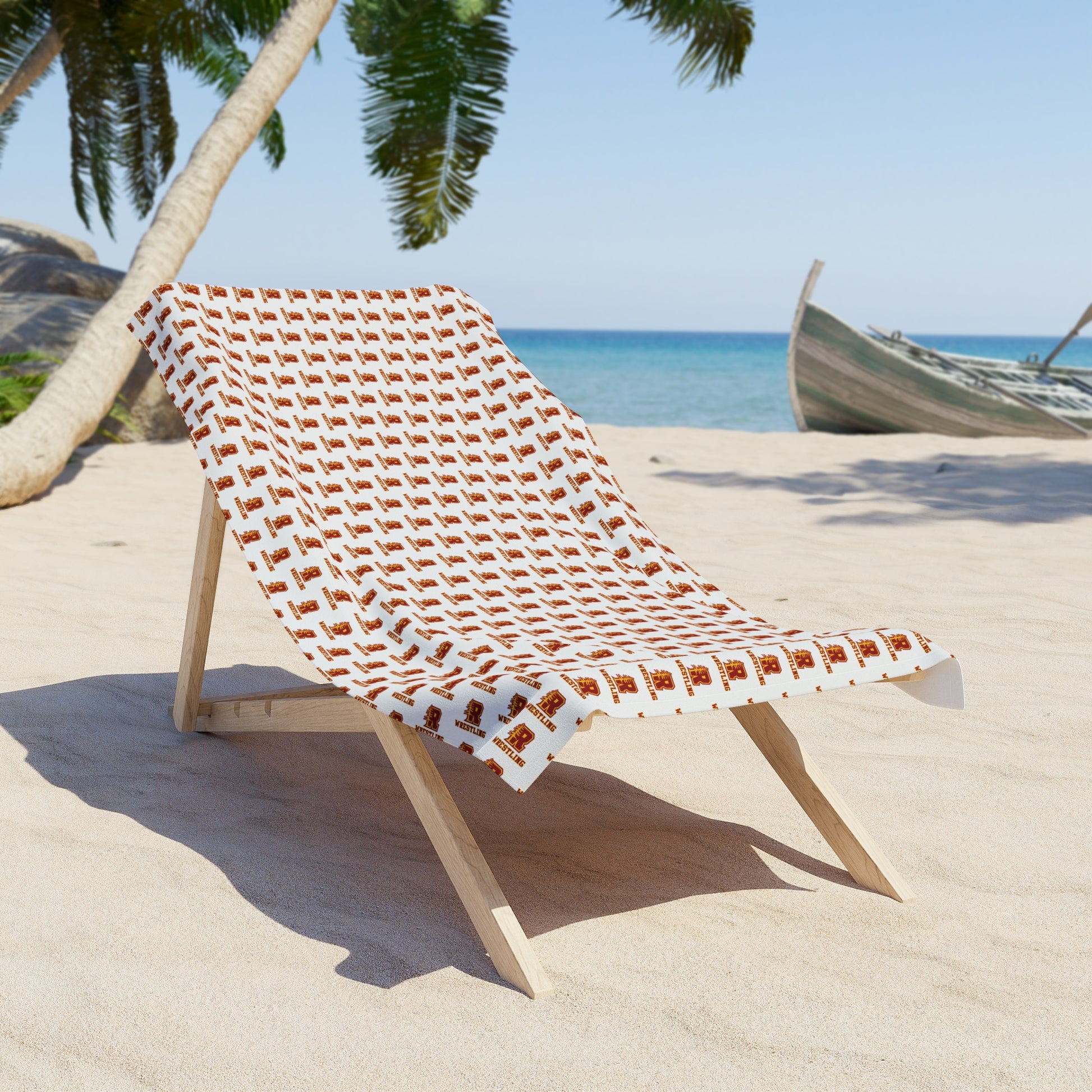 Redwoods Beach Towel — Cute Dog Print Towel for Summer & Travel