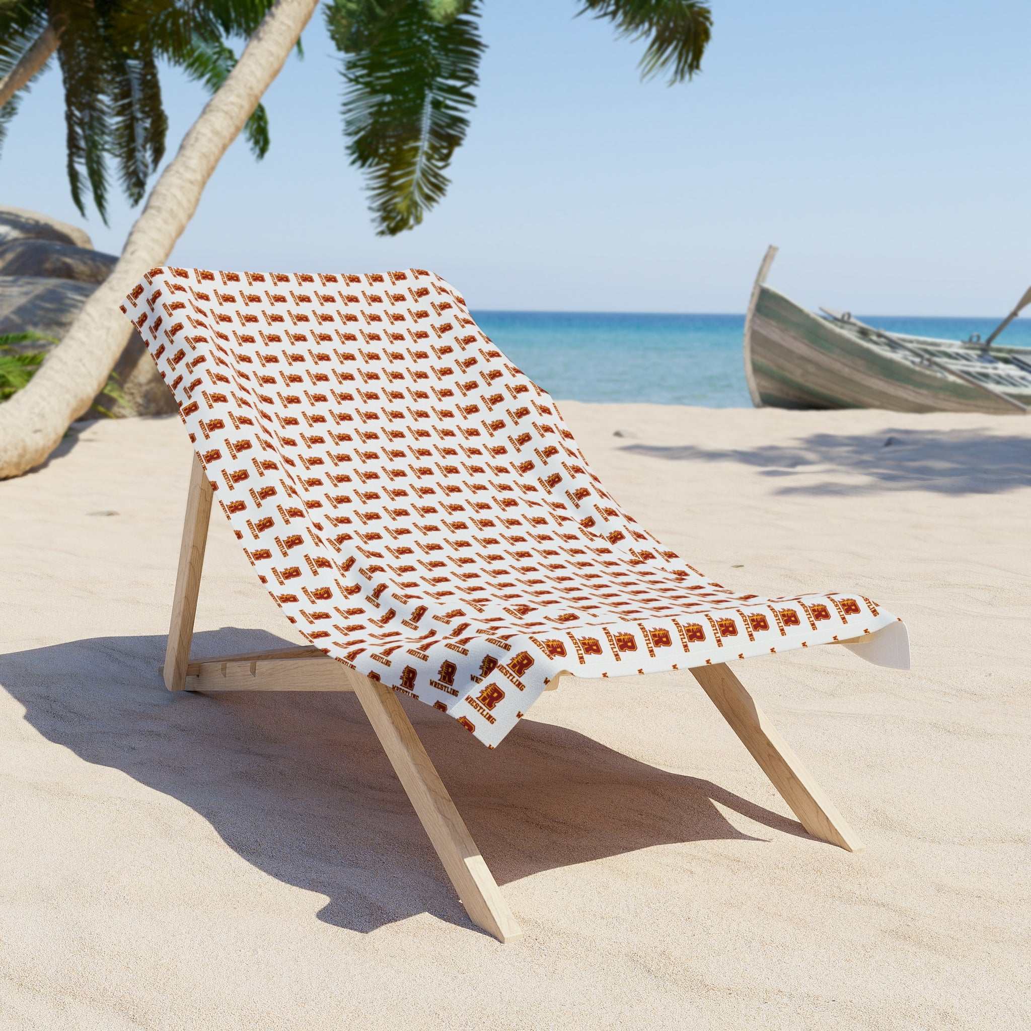 Redwoods Beach Towel — Cute Dog Print Towel for Summer & Travel
