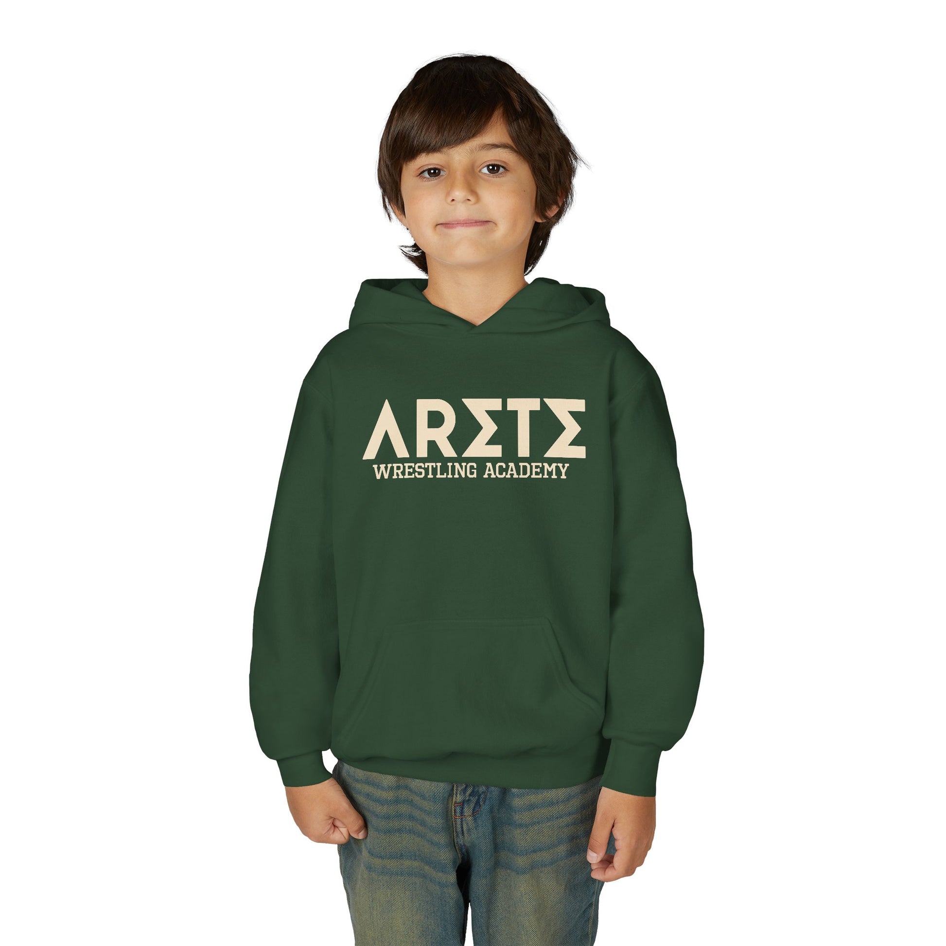 ARETE - Youth Heavy 50/50 Hoodie