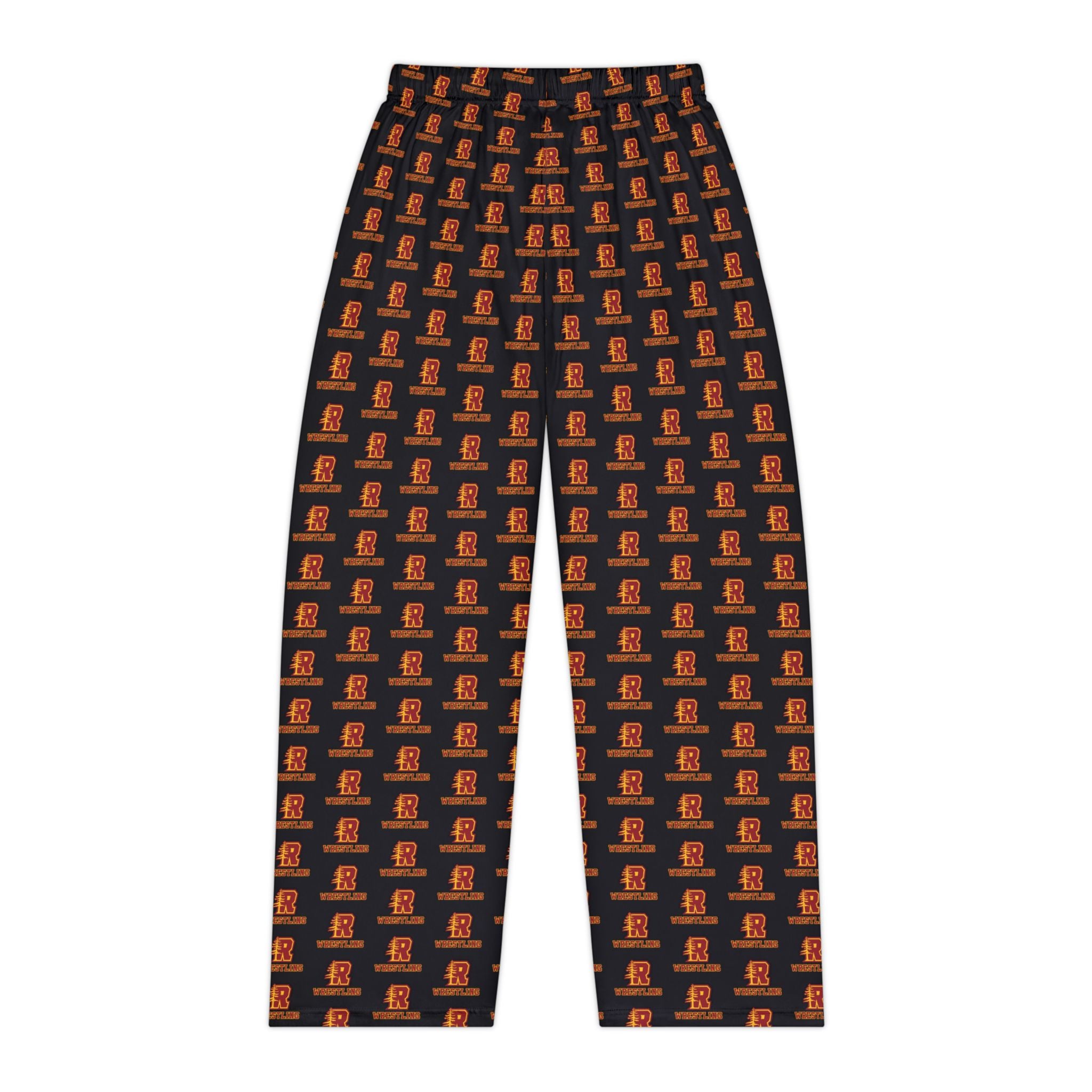 Women's Redwoods Pajama Pants - All-Over Orange Skull Pattern Lounge Sleepwear