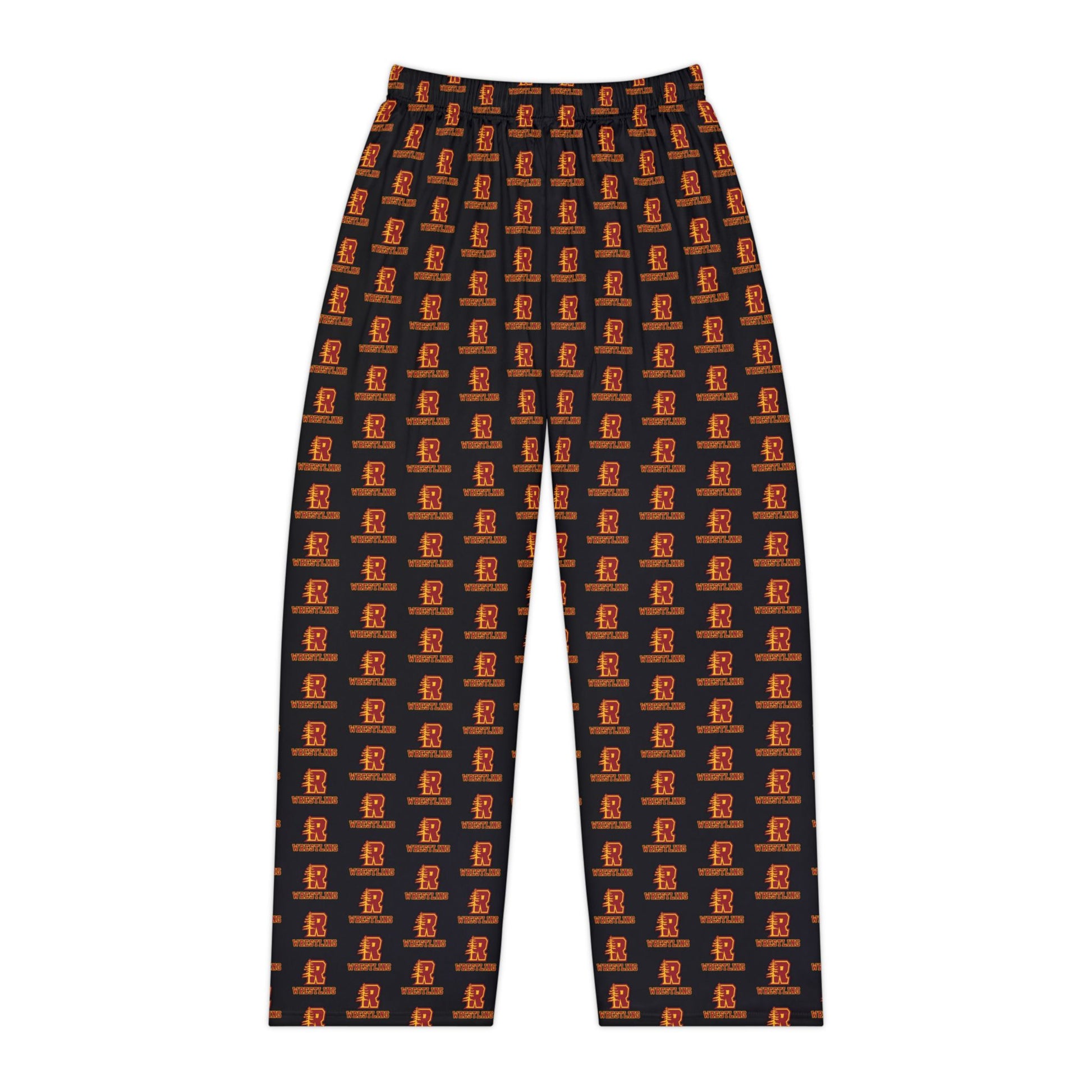 Women's Redwoods Pajama Pants - All-Over Orange Skull Pattern Lounge Sleepwear