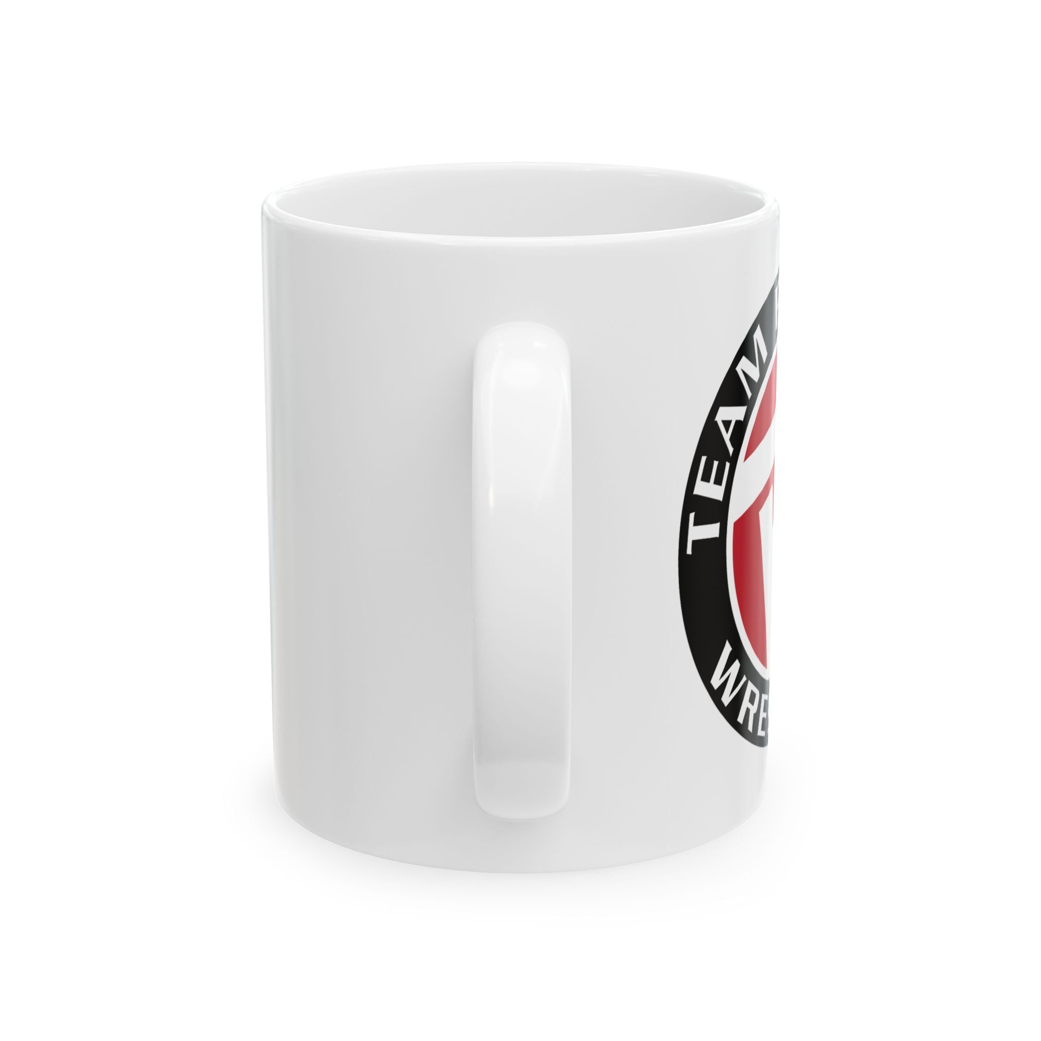 Team Porcelli Wrestling Ceramic Mug – Red Logo Coffee Cup (11oz & 15oz)