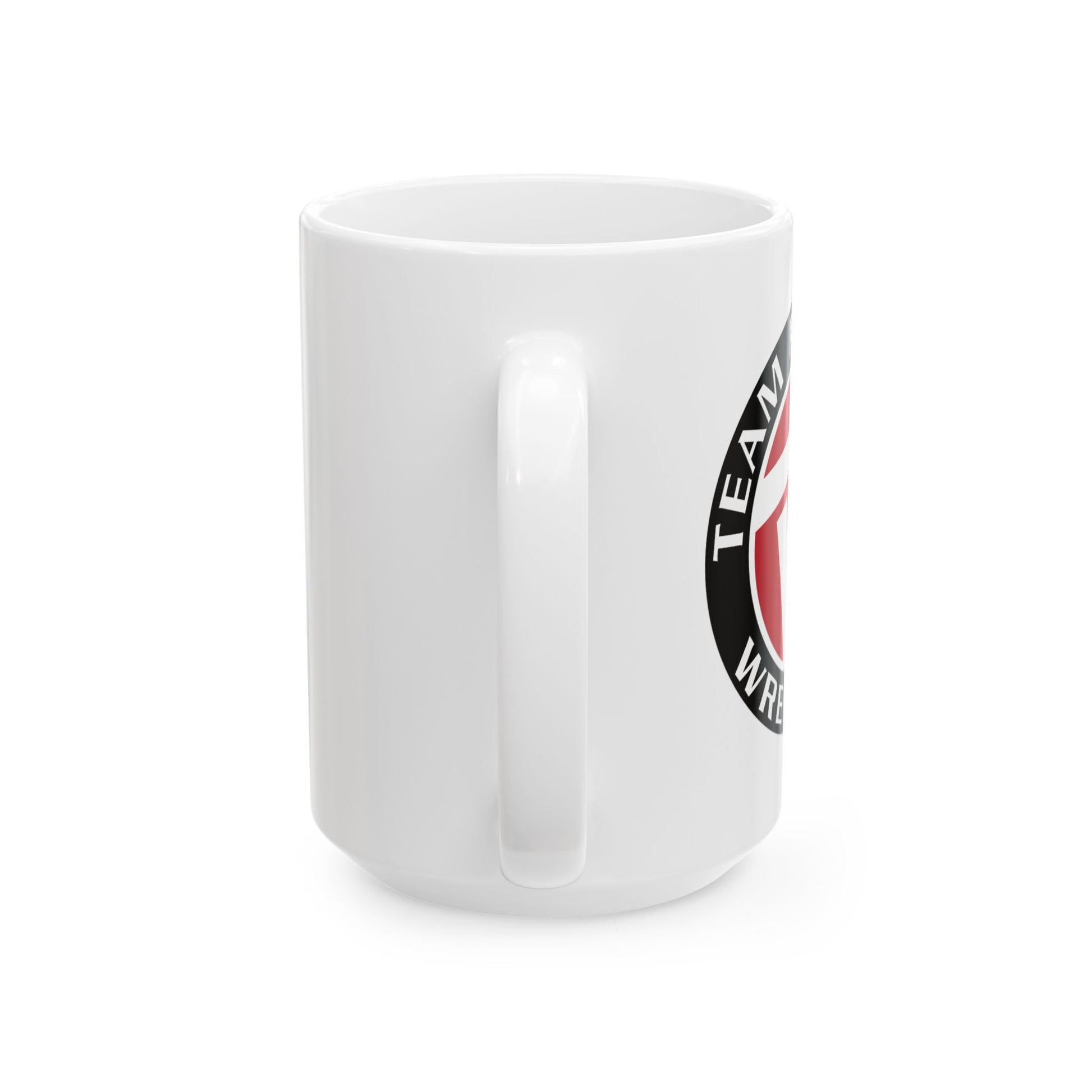 Team Porcelli Wrestling Ceramic Mug – Red Logo Coffee Cup (11oz & 15oz)
