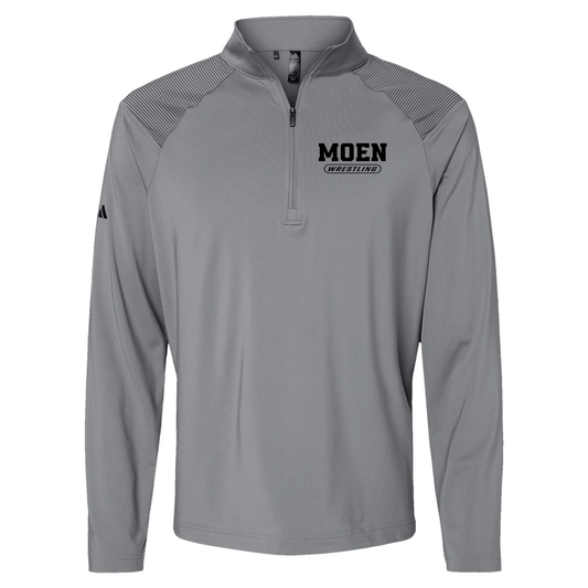 Adidas Men's Ultimate365 Lightweight Shoulder Stripe Quarter-Zip Pullover