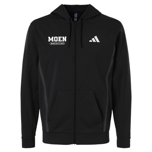 Adidas Men's Game & Go Fleece Full-Zip Hooded Sweatshirt