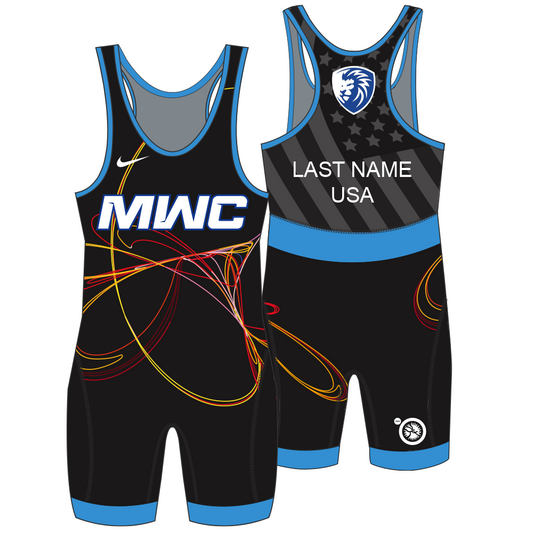 Nike Youth/Men's Grappler Elite Singlet - MWC Dark Star
