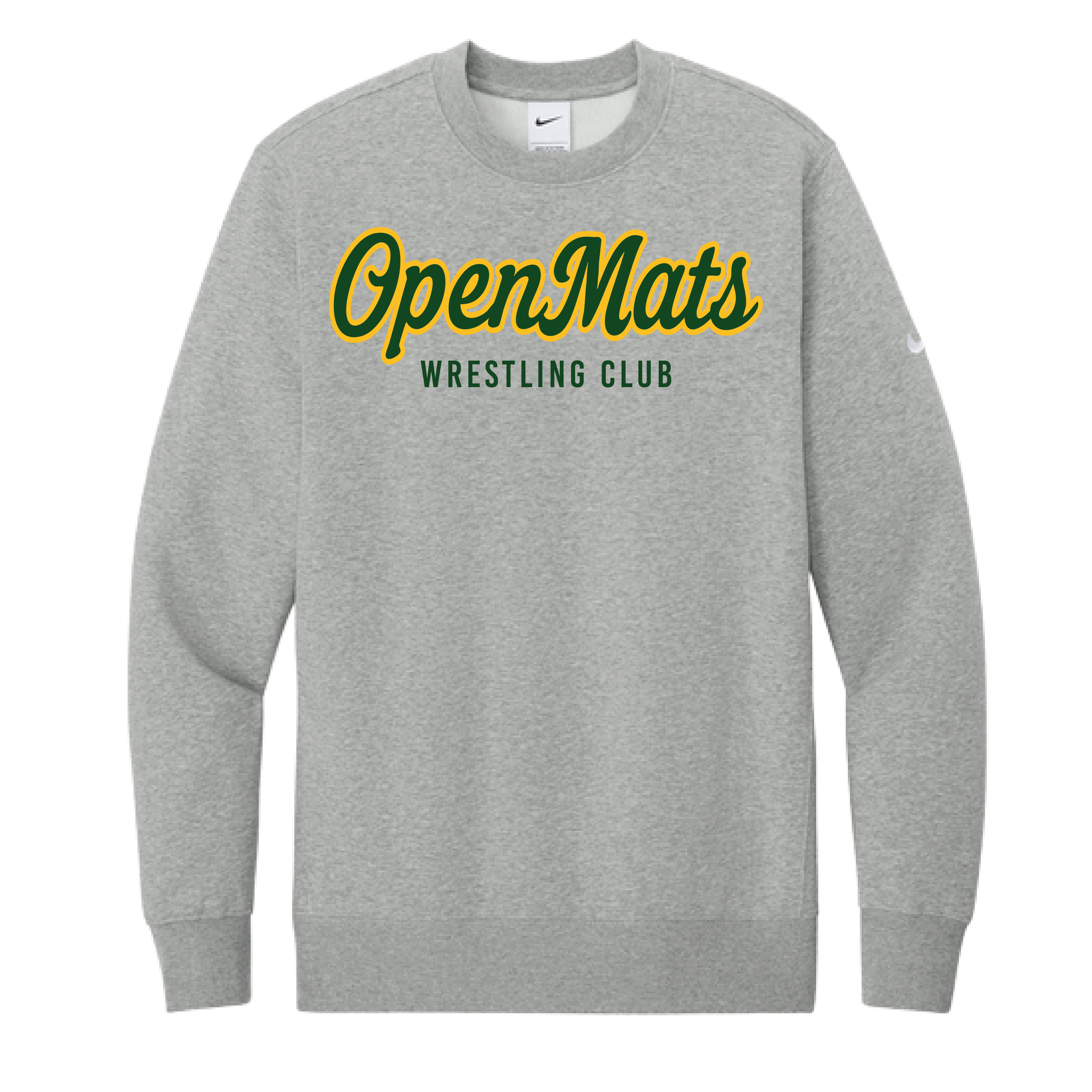 Nike Club Fleece Sleeve Swoosh Crew