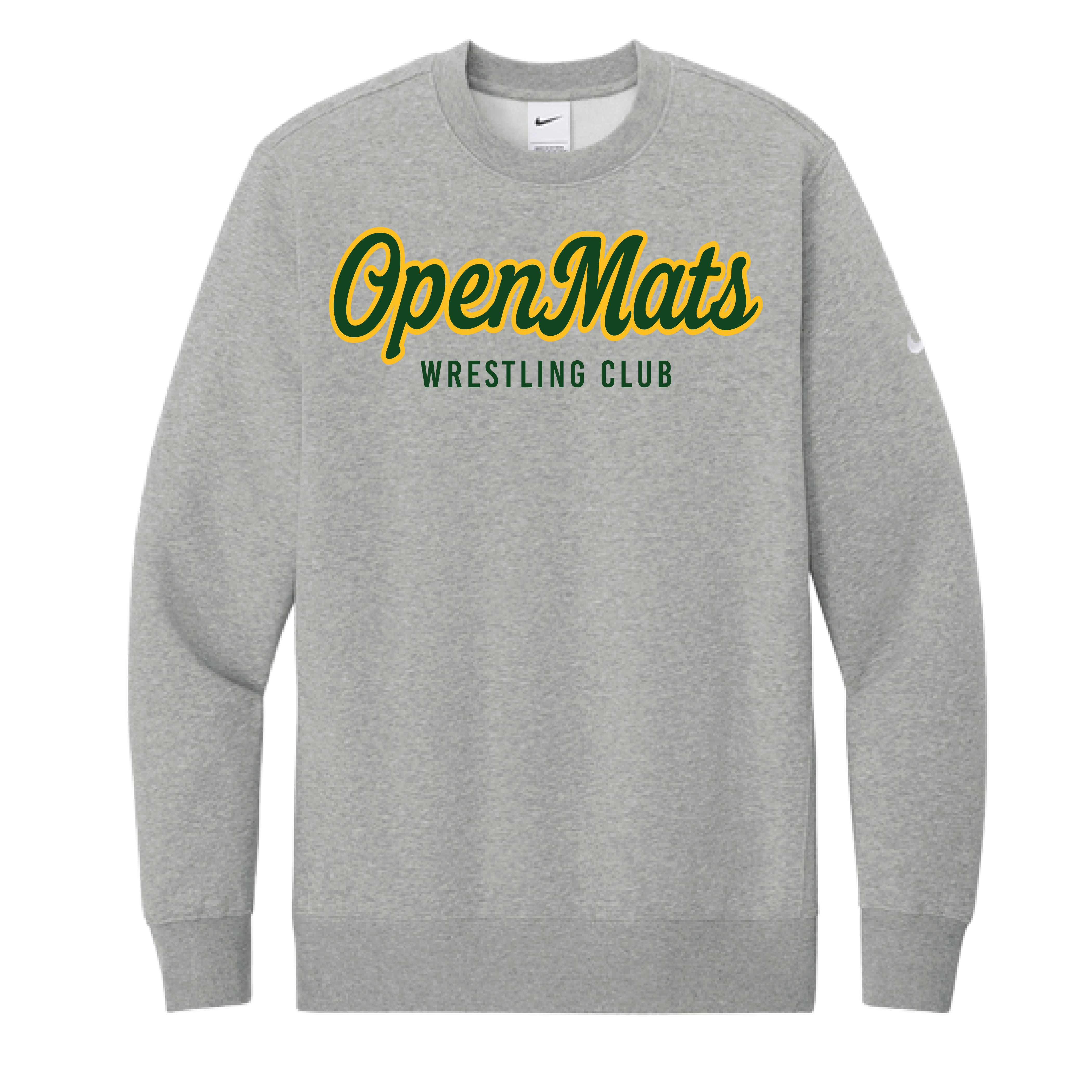 Nike Club Fleece Sleeve Swoosh Crew