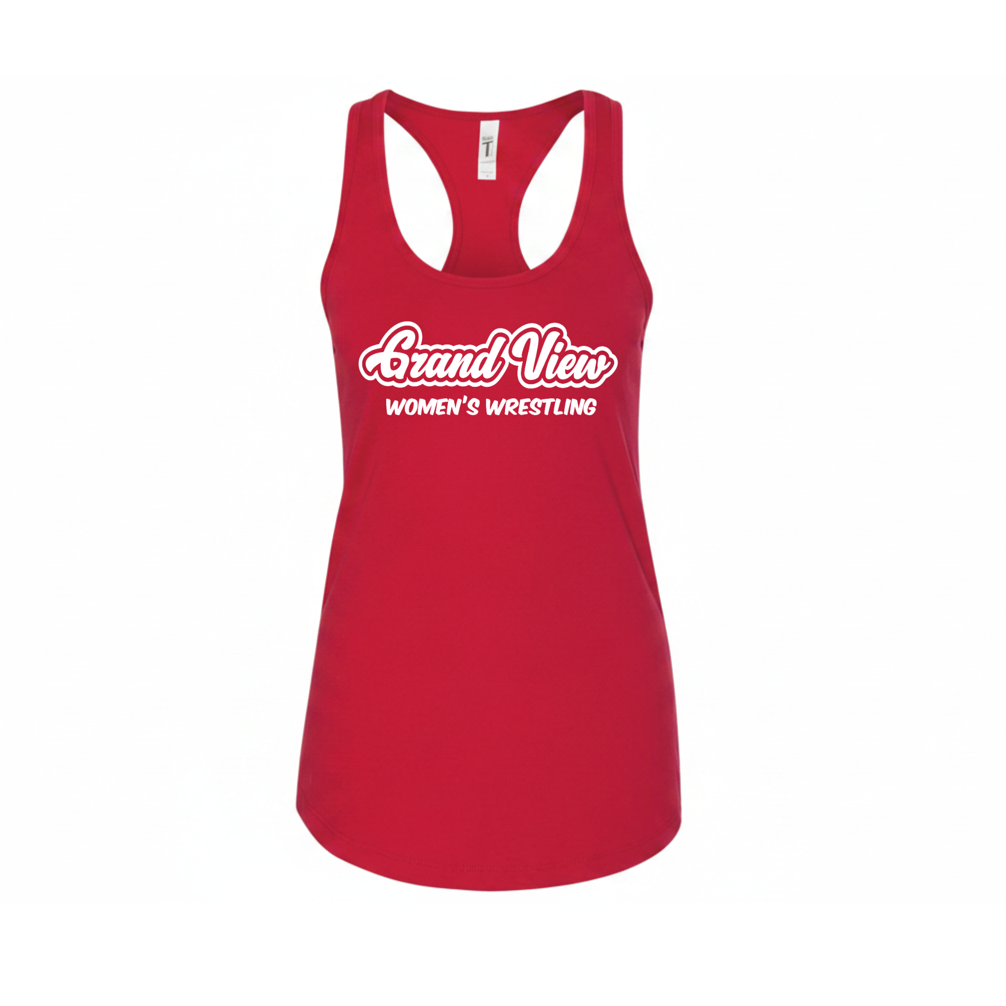 Women's Ideal Racerback Tank PUFF Print