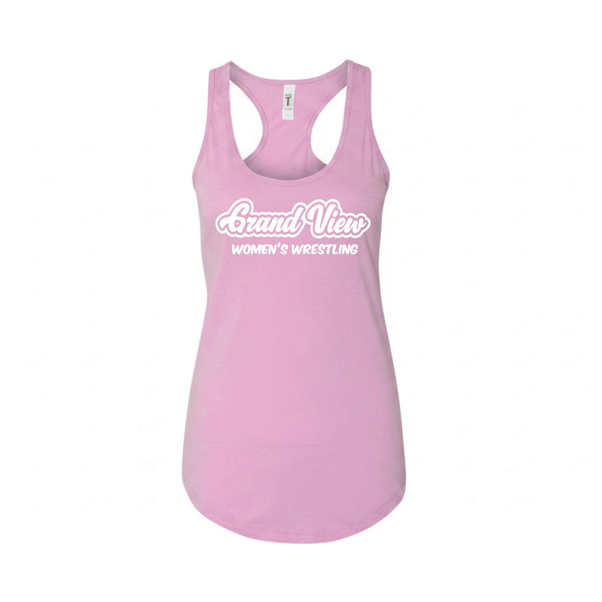 Women's Ideal Racerback Tank PUFF Print
