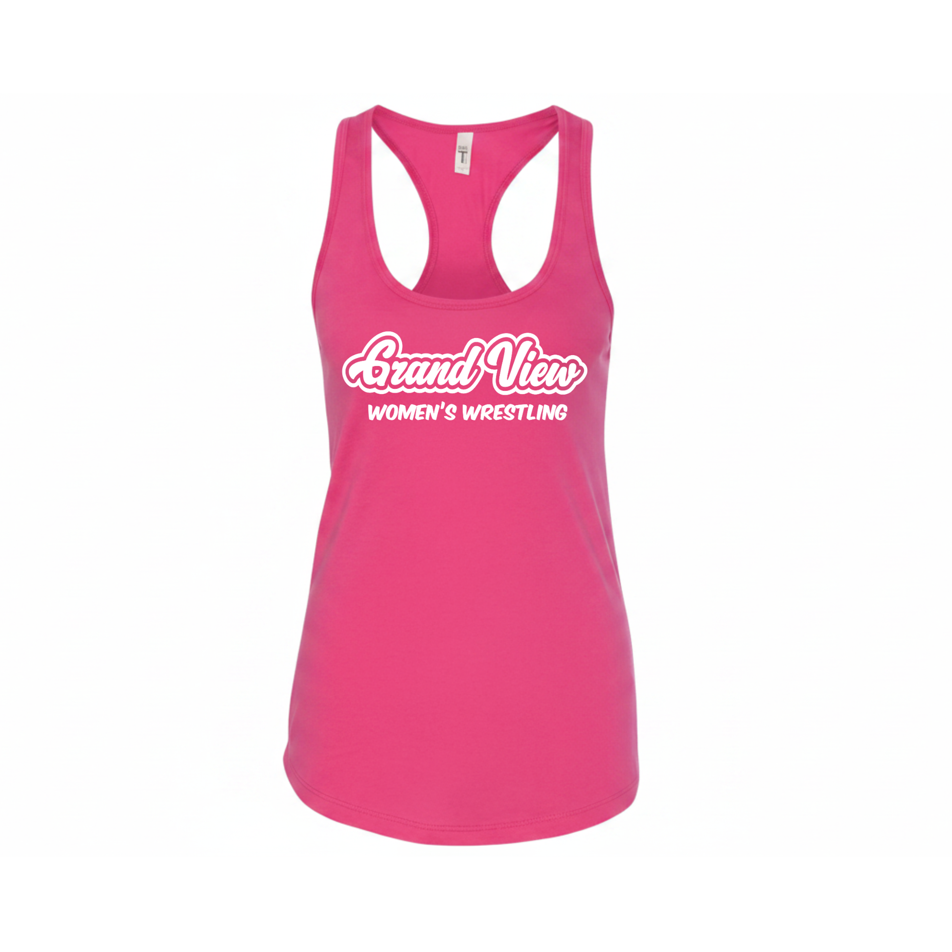 Women's Ideal Racerback Tank PUFF Print