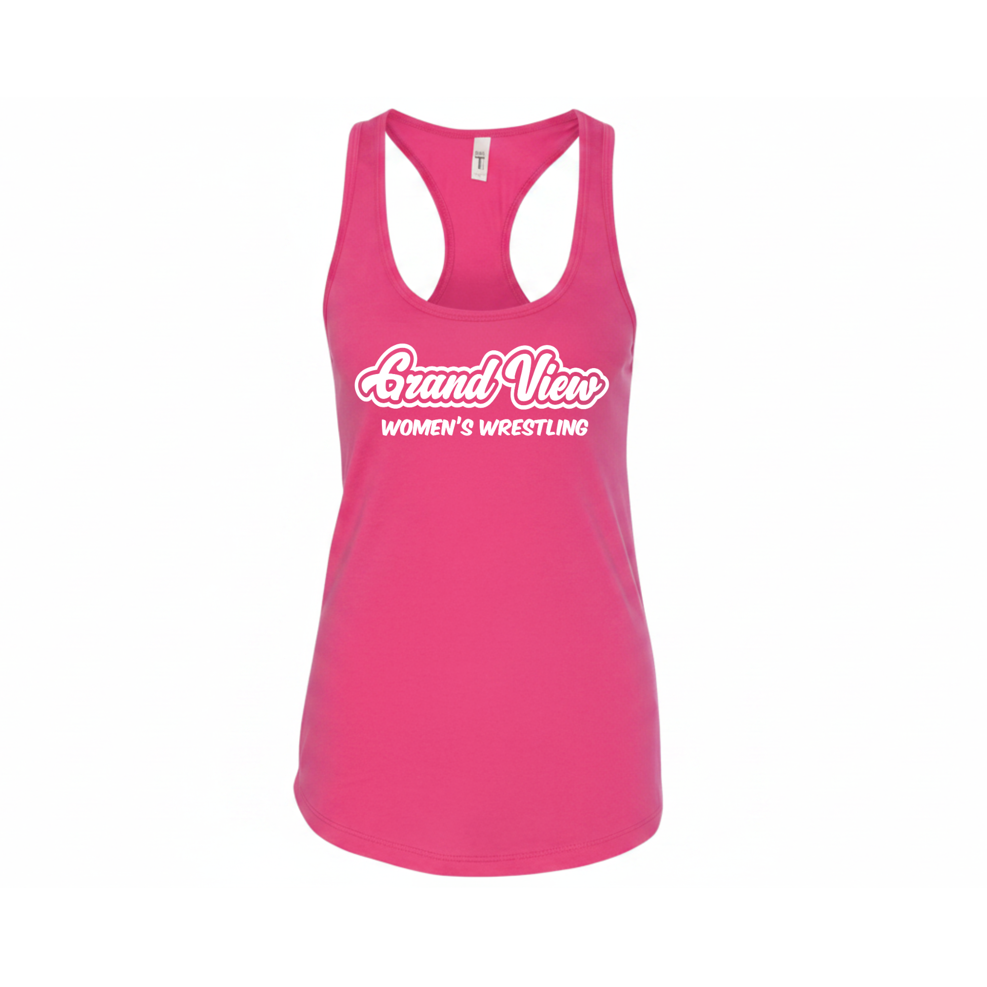 Women's Ideal Racerback Tank PUFF Print