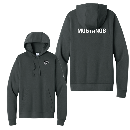 Nike Club Fleece Sleeve Swoosh Pullover Hoodie Mustangs
