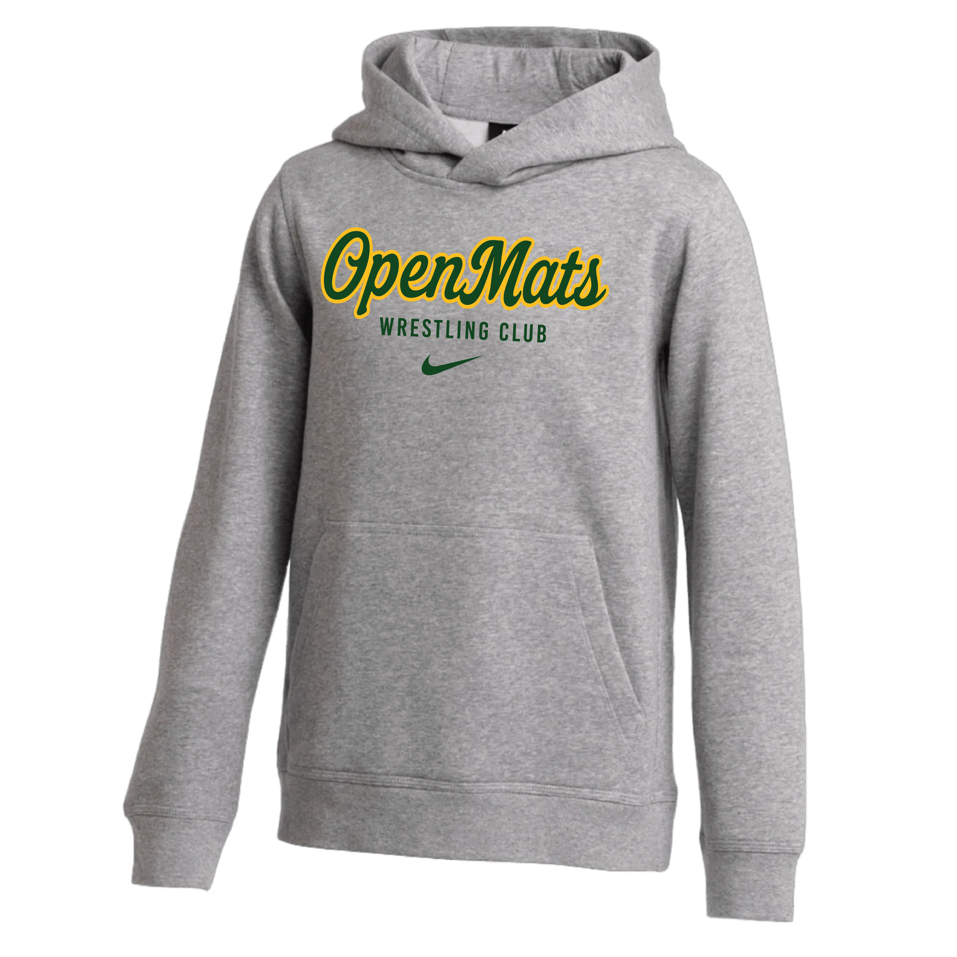 Nike YOUTH Club Fleece Sleeve Swoosh Pullover Hoodie