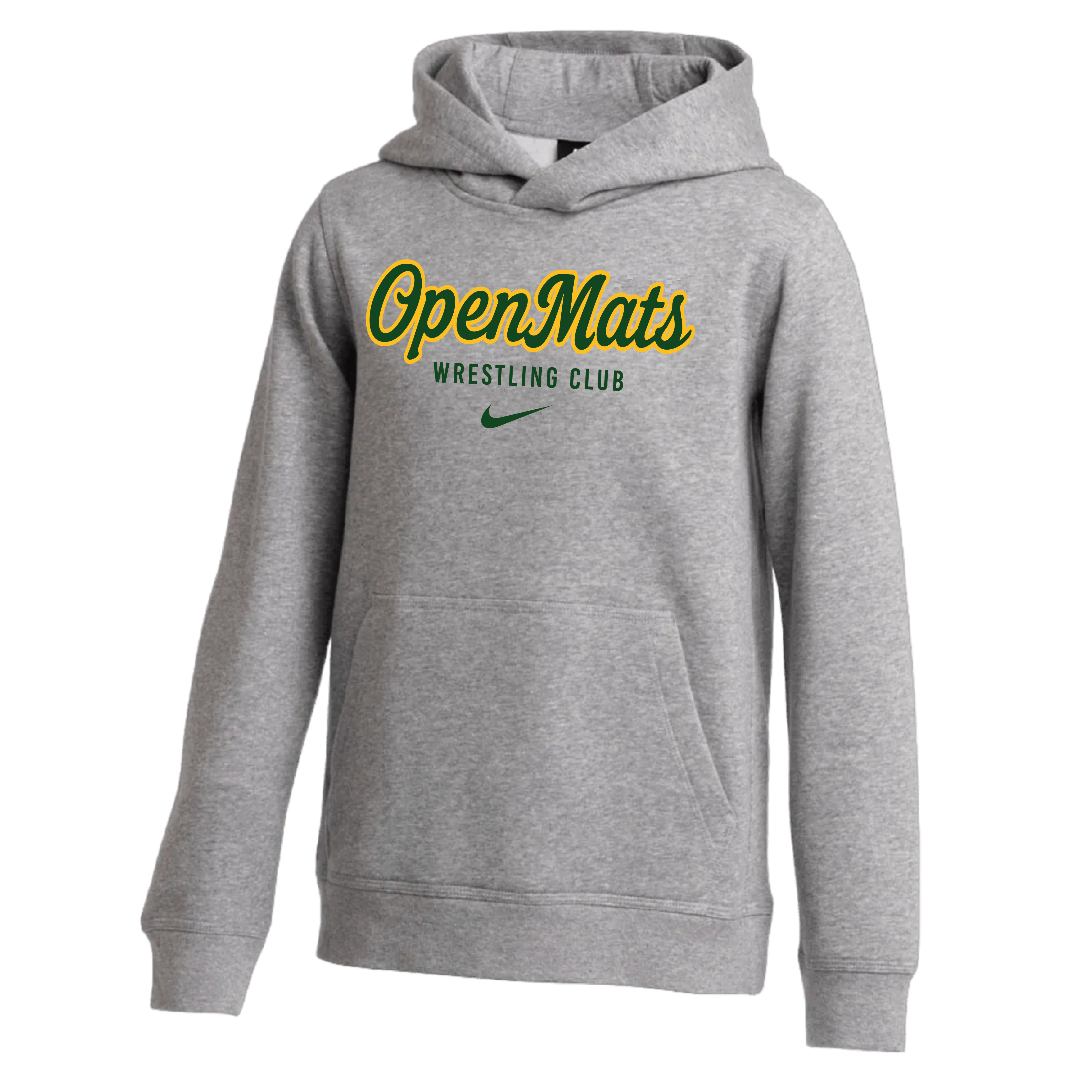 Nike YOUTH Club Fleece Sleeve Swoosh Pullover Hoodie