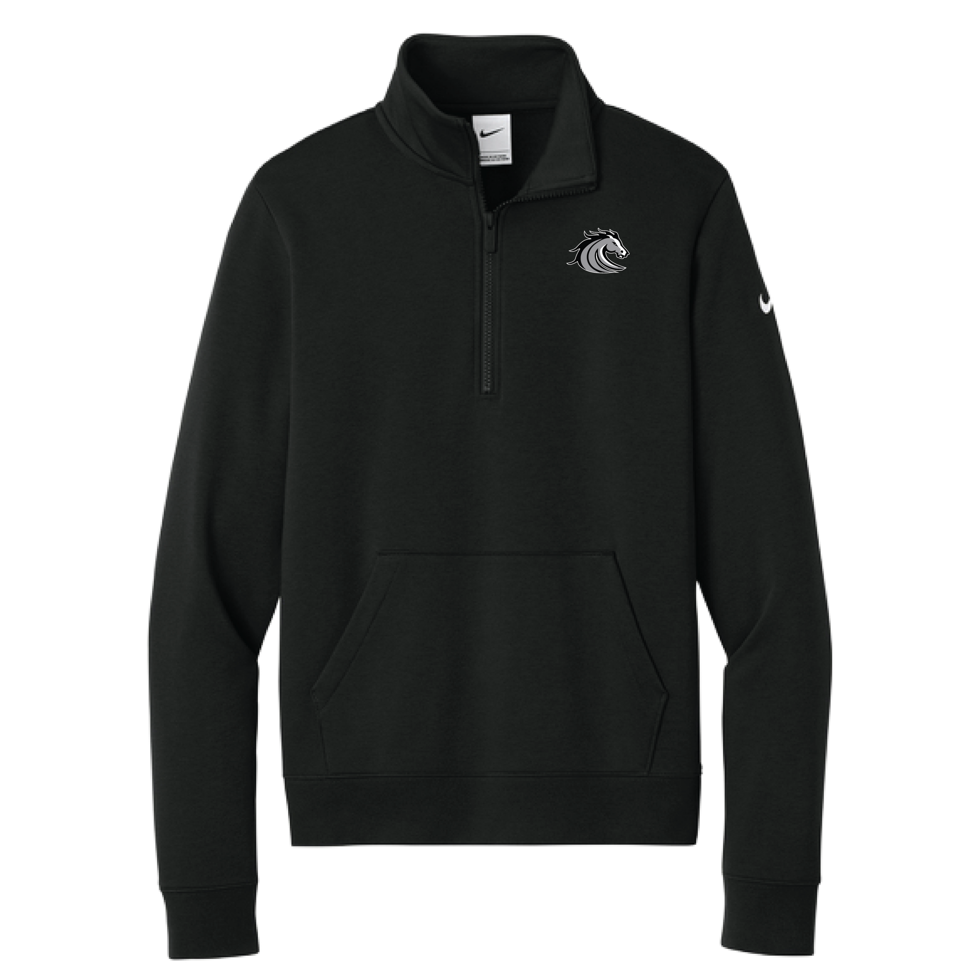 Nike Women's Club Fleece Sleeve Swoosh 1/2-Zip