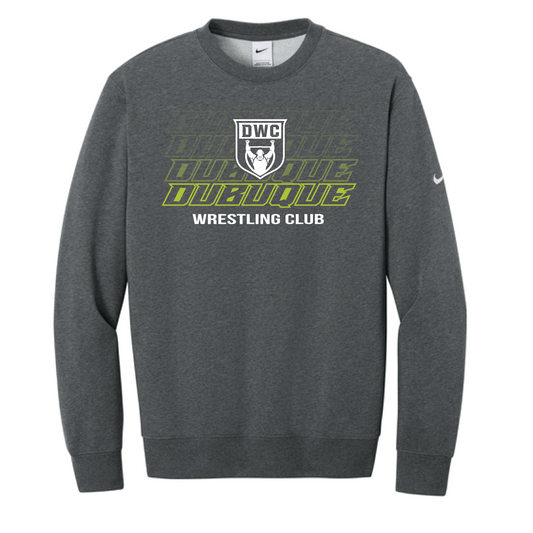 Nike Club Fleece Sleeve Swoosh Crew