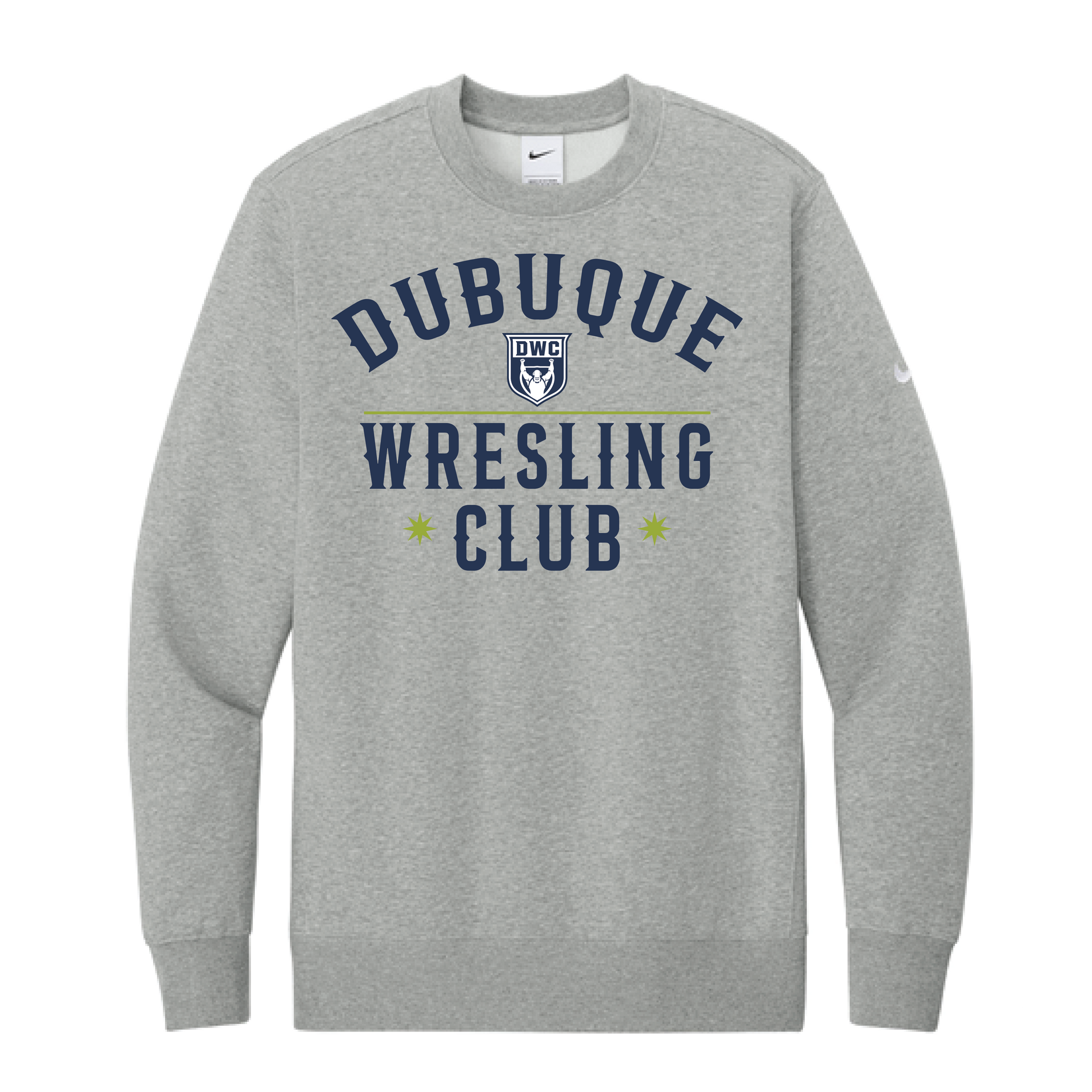 Nike Club Fleece Sleeve Swoosh Crew