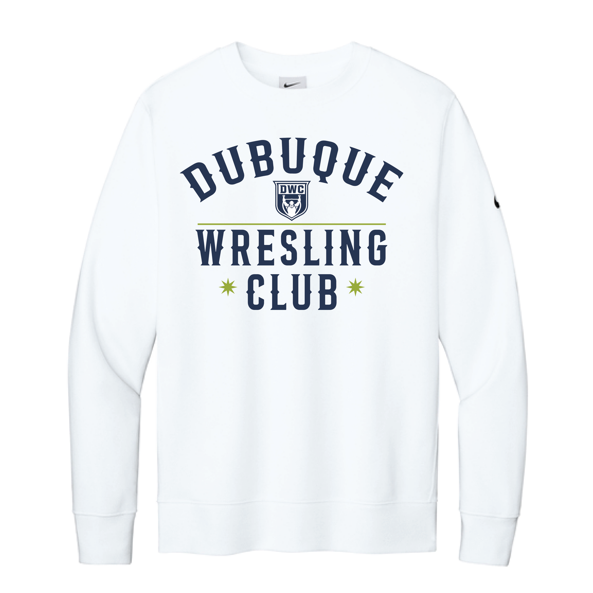 Nike Club Fleece Sleeve Swoosh Crew