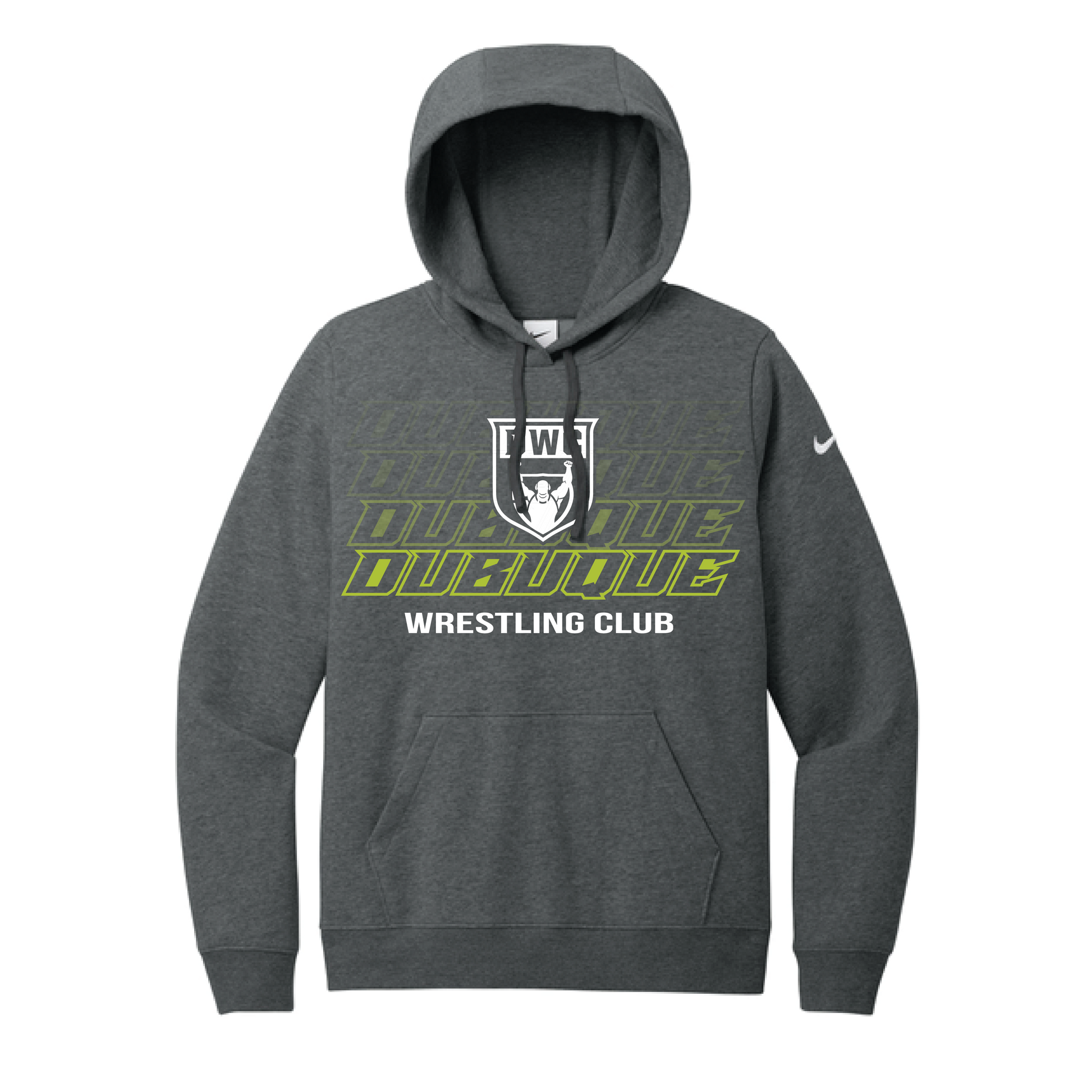 Nike Women's Club Fleece Sleeve Swoosh Pullover Hoodie