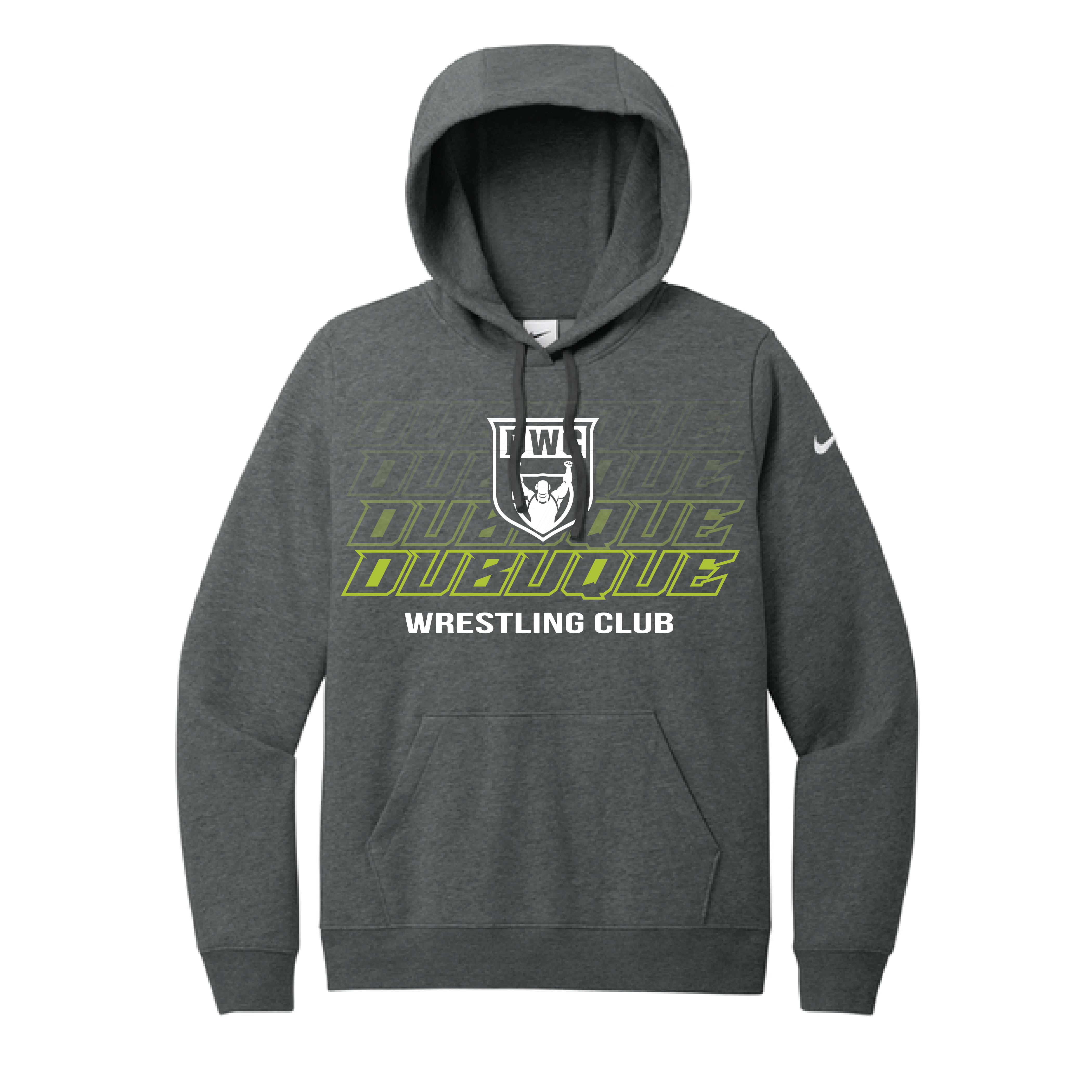 Nike Women's Club Fleece Sleeve Swoosh Pullover Hoodie