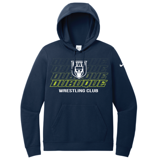 Nike Women's Club Fleece Sleeve Swoosh Pullover Hoodie