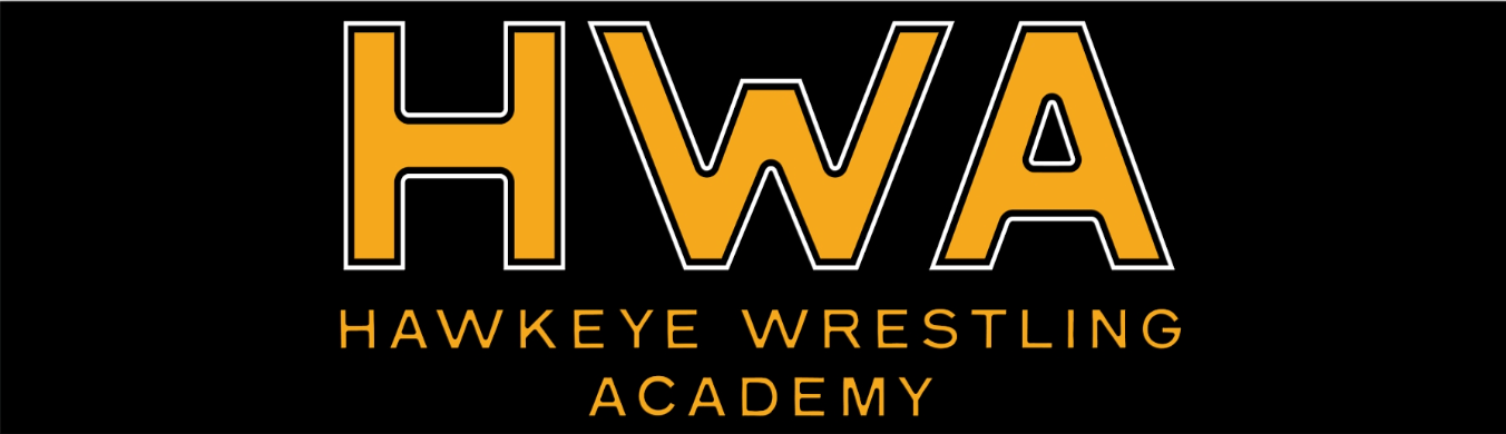 HWA Hawkeye Wrestling Academy Vinyl Bumper Sticker