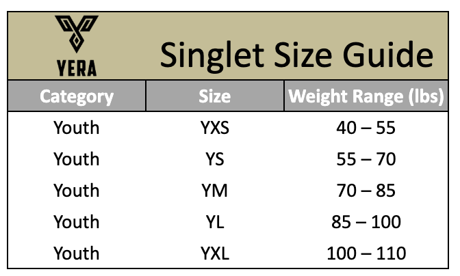 Girls' YERA Combat Premier Singlet GVWC