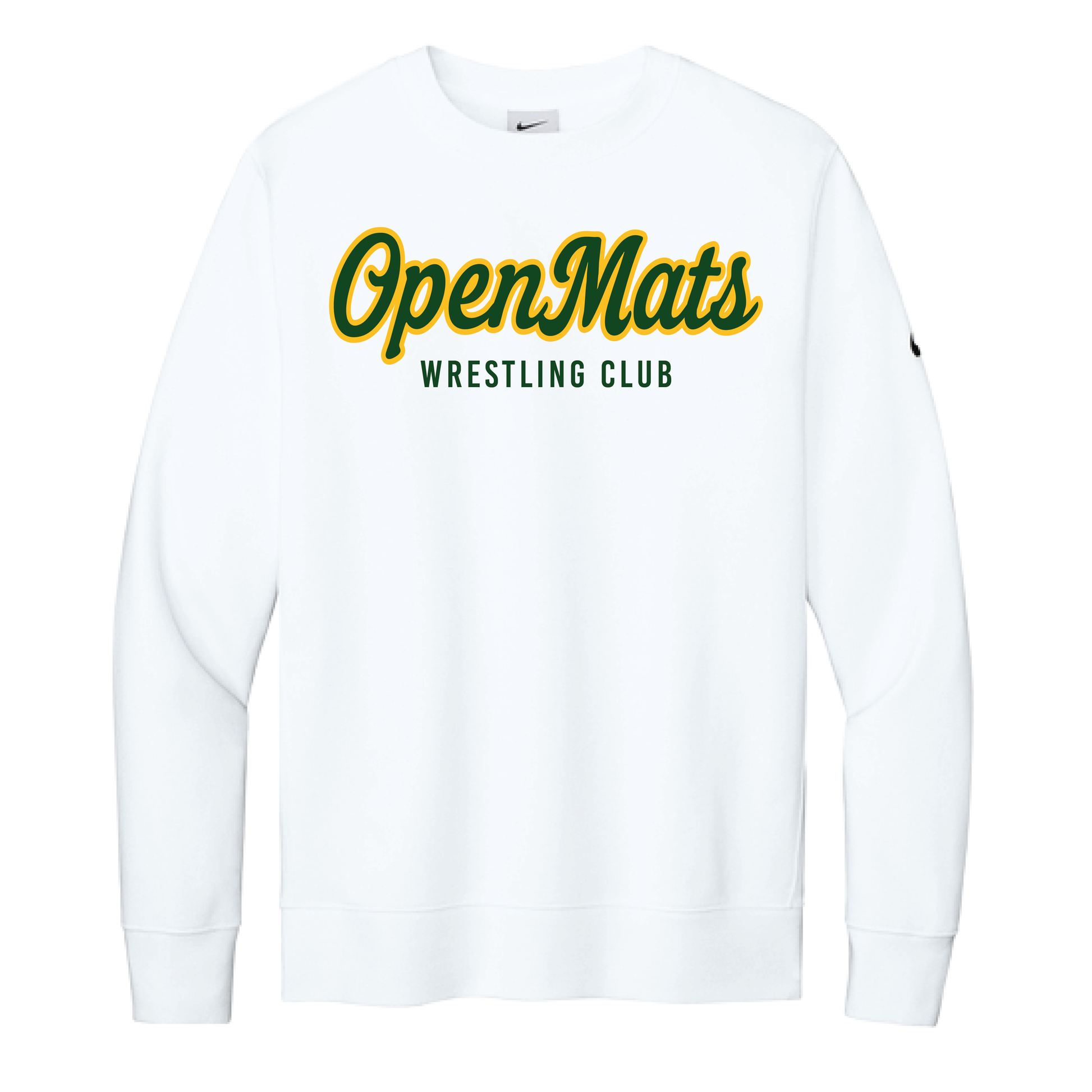 Nike Club Fleece Sleeve Swoosh Crew