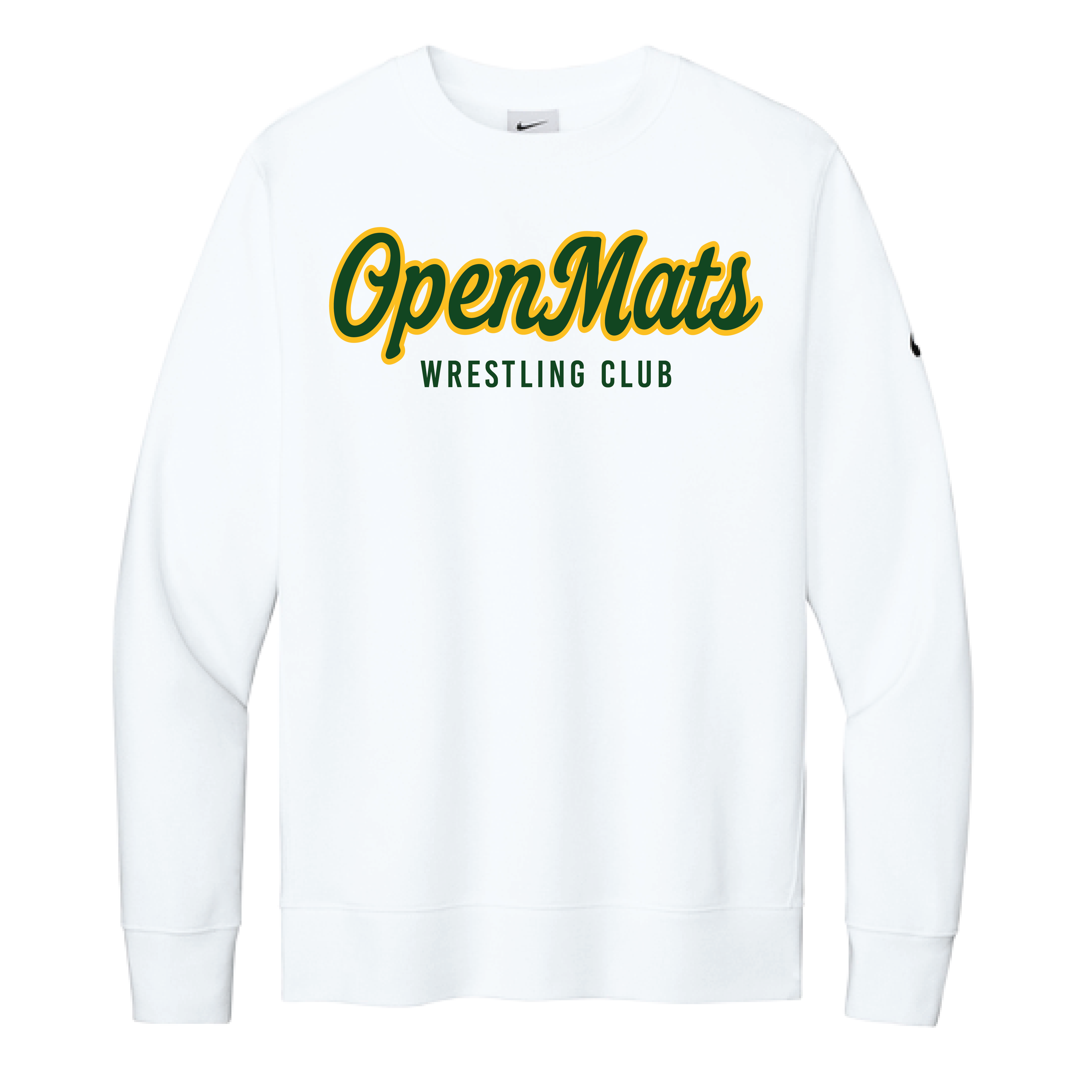 Nike Club Fleece Sleeve Swoosh Crew