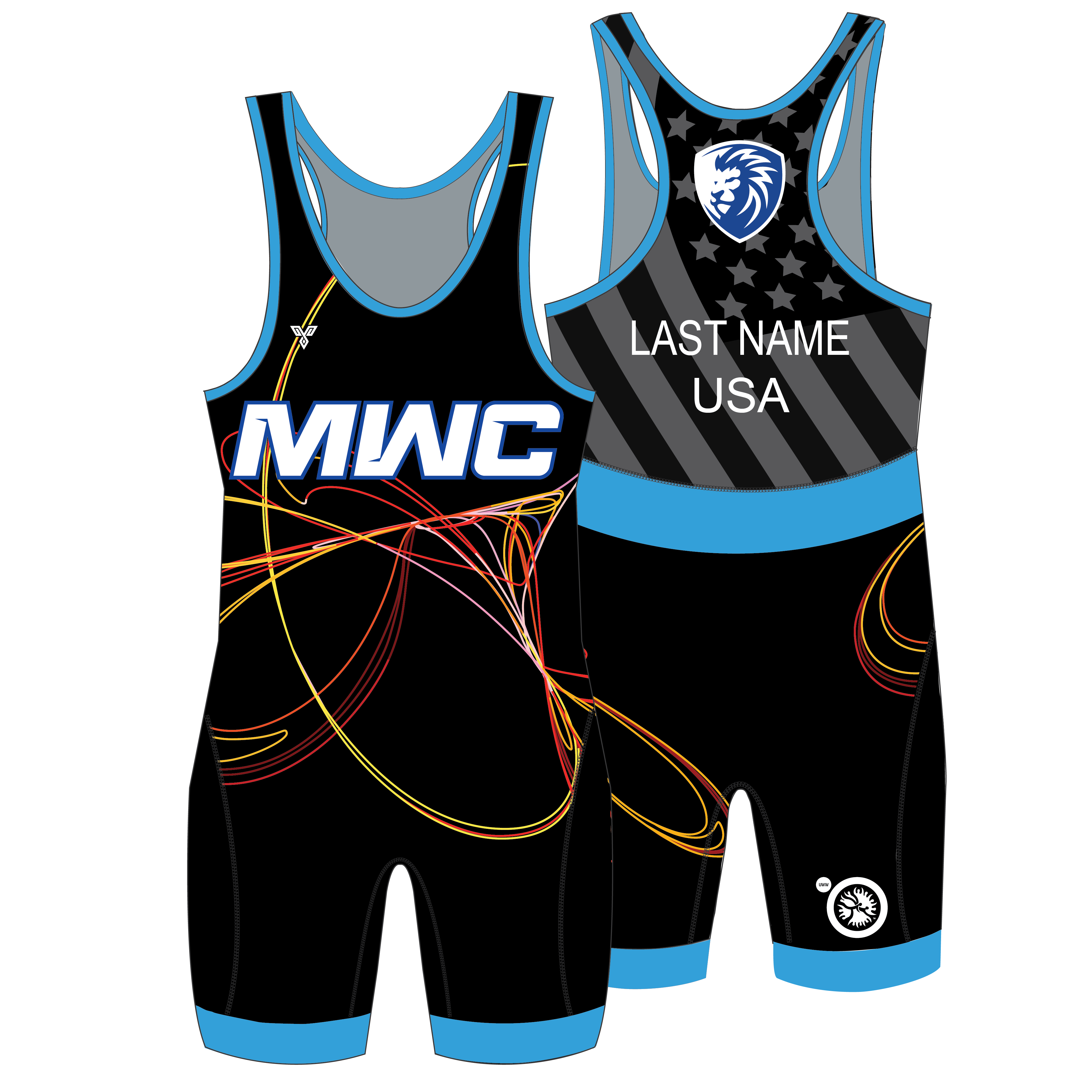 YERA Youth/Adult Combat Premier Singlet Set