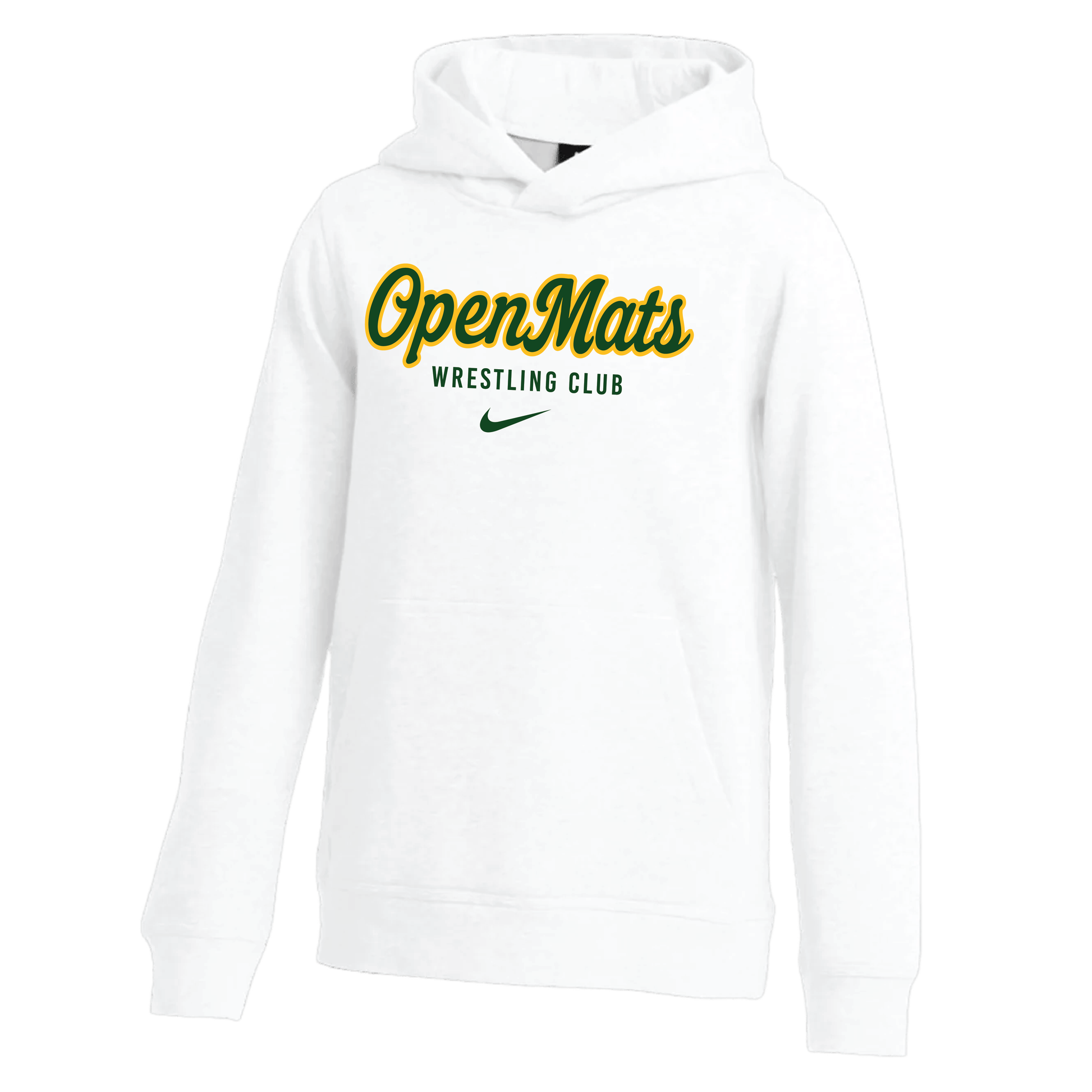 Nike YOUTH Club Fleece Sleeve Swoosh Pullover Hoodie