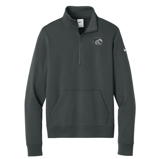 Nike Women's Club Fleece Sleeve Swoosh 1/2-Zip